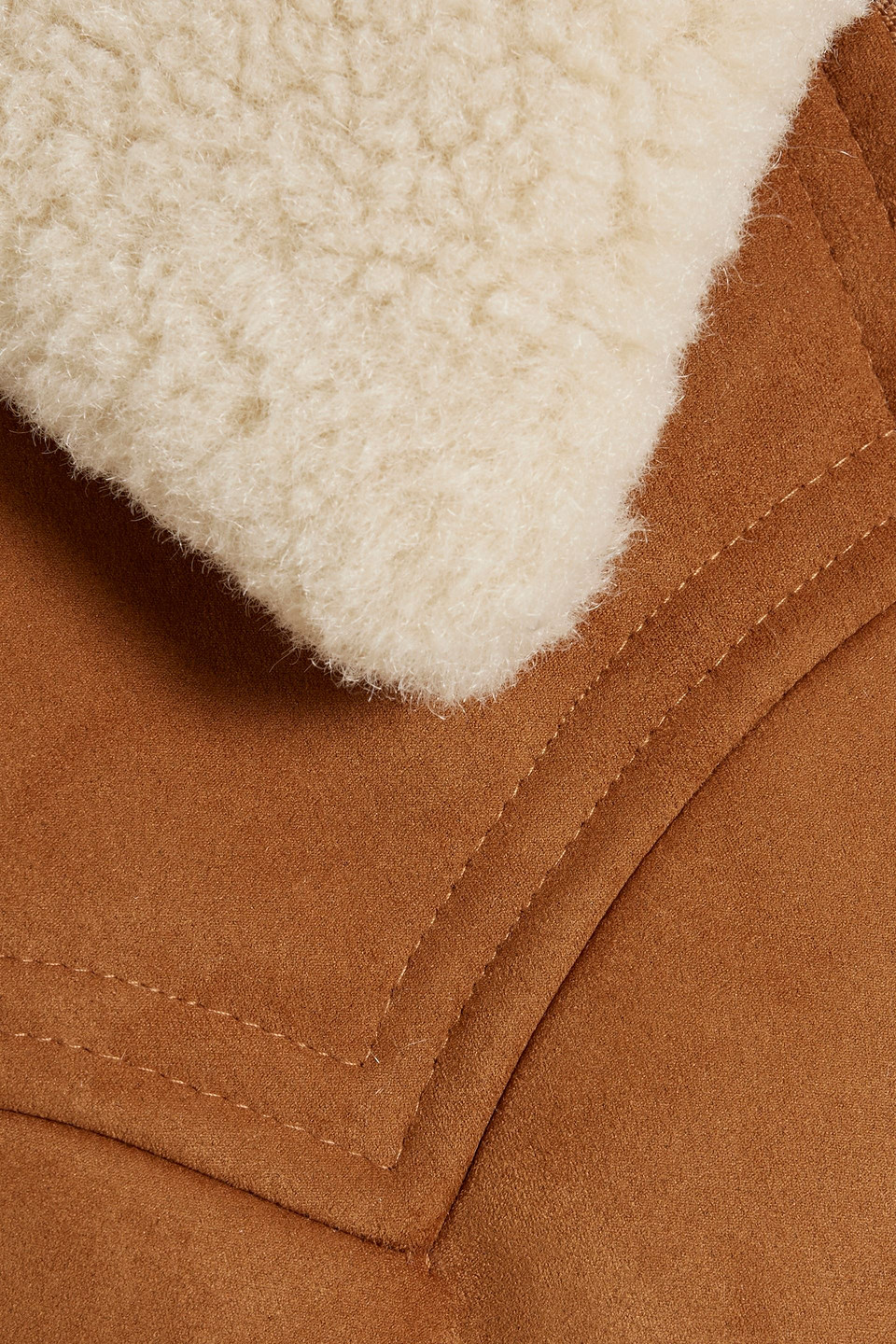 STAND STUDIO LILLEE FAUX SHEARING JACKET 