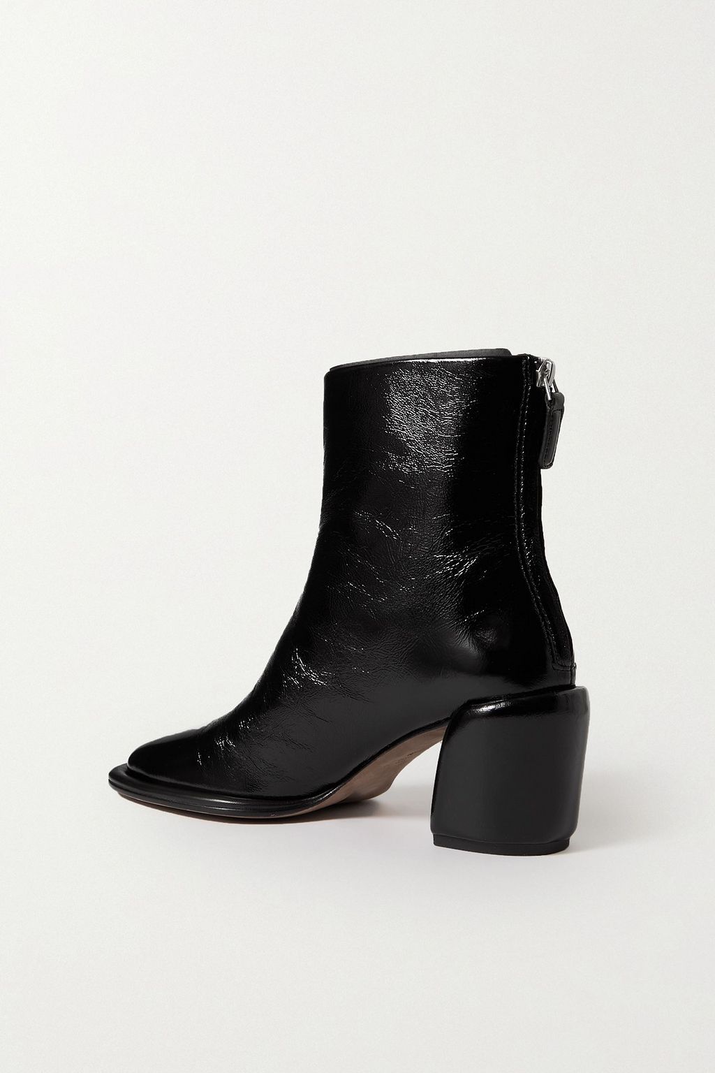 3.1 PHILLIP LIM بوت Naomi بطول الكاحل من الجلد الملمع
