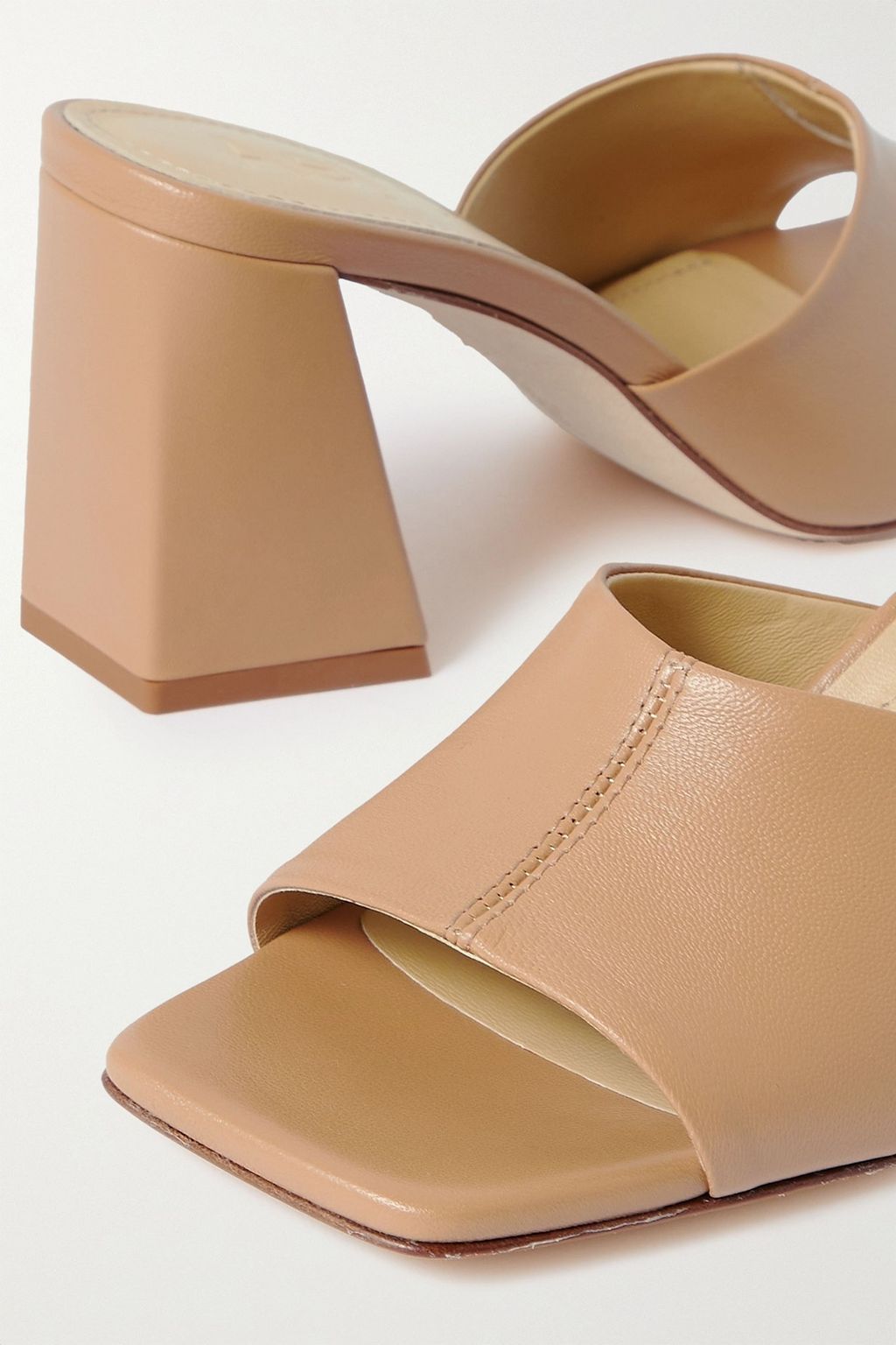 AEYDE Sandi leather mules