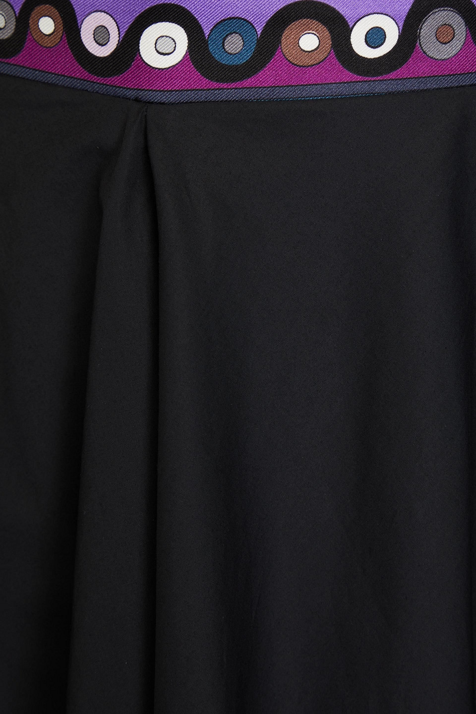 Pucci Cotton-poplin Skirt In Black
