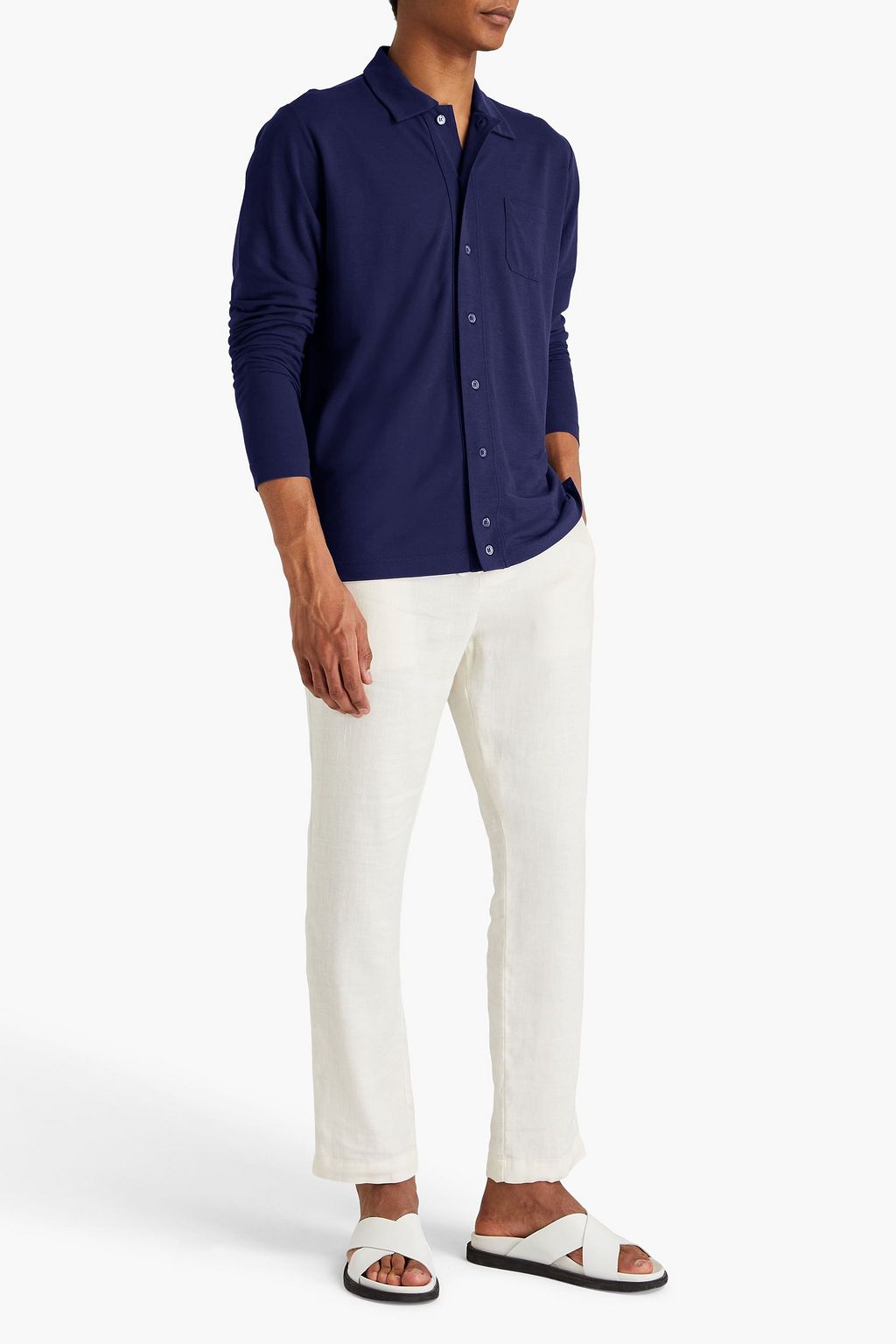 SLOWEAR Zanone cotton-jersey shirt