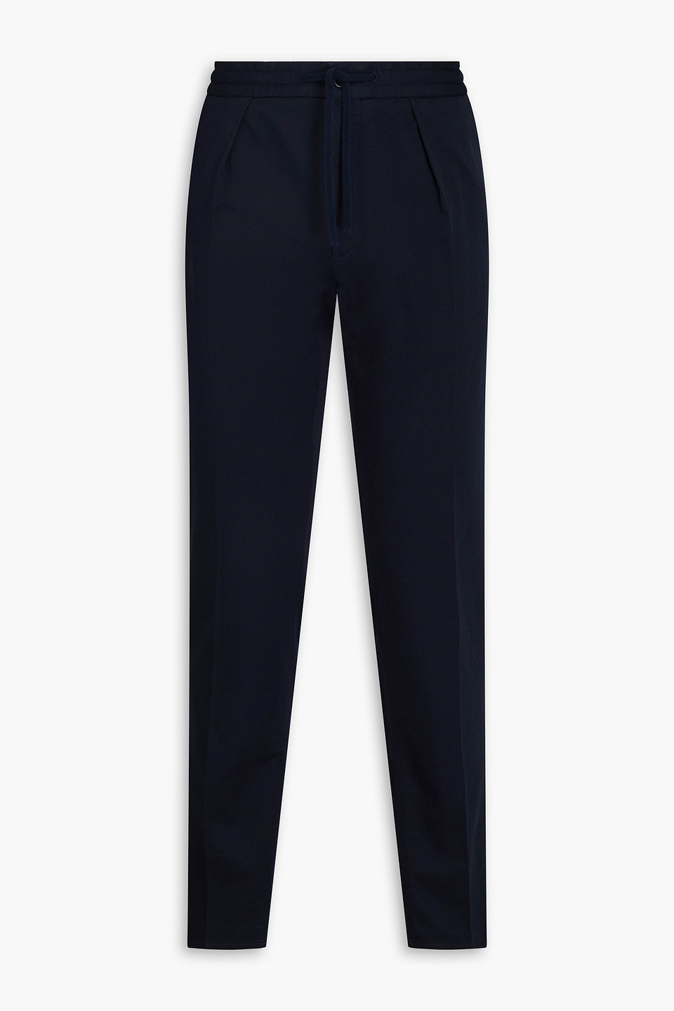 Incotex cotton-blend twill drawstring pants