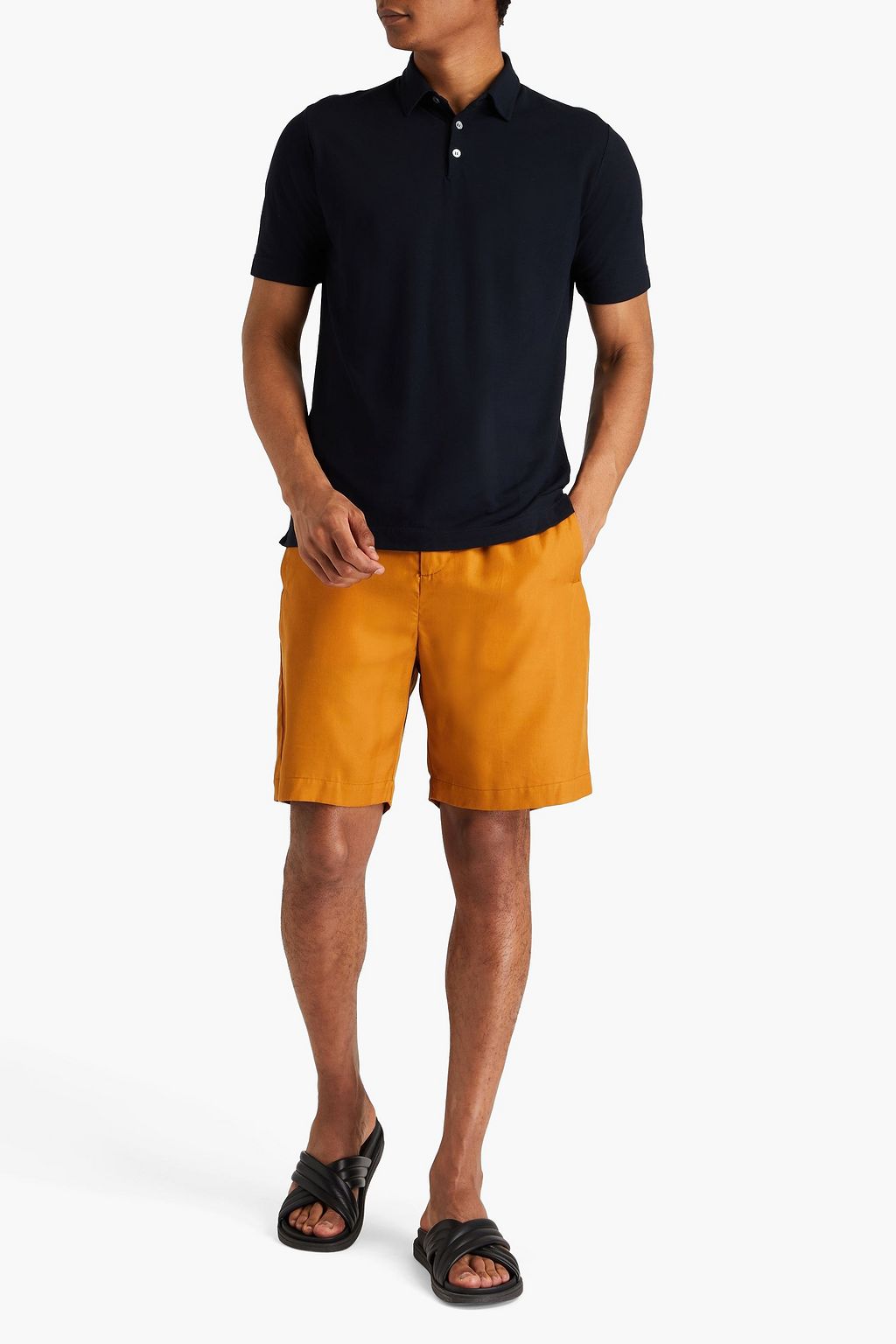 SLOWEAR Zanone cotton-jersey polo shirt
