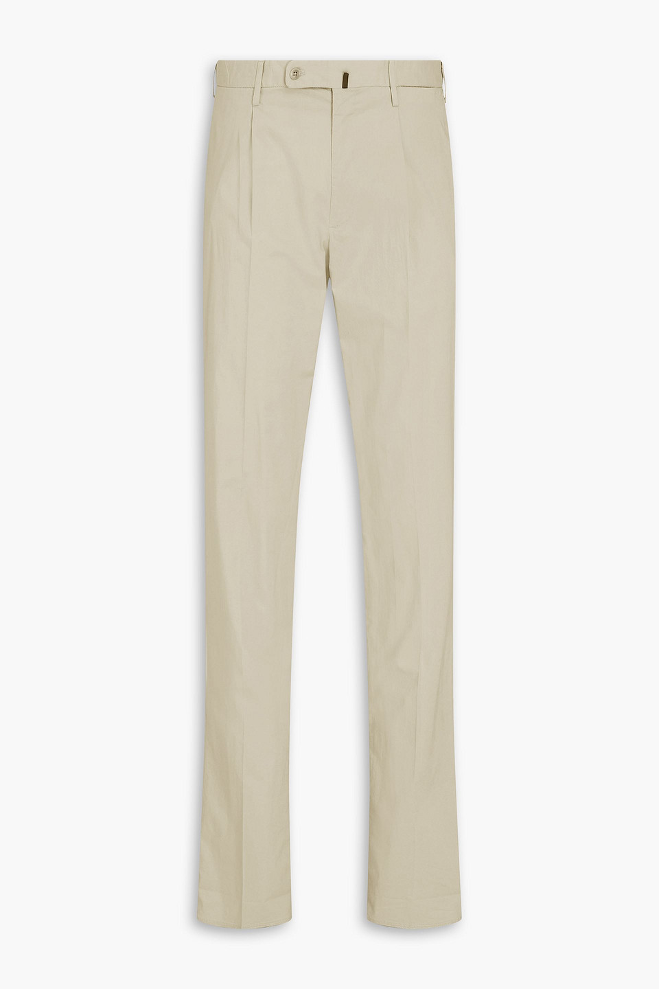 Slowear Incotex Cotton-blend Poplin Chinos In Beige