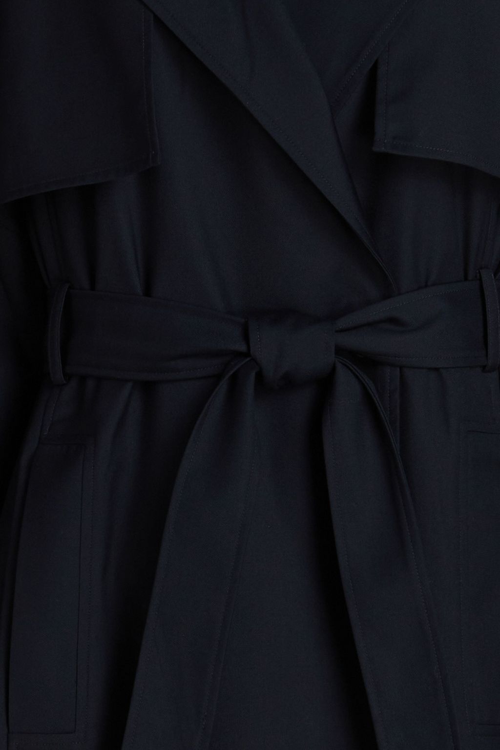 CLAUDIE PIERLOT معطف ترنش مصنوع من التويل