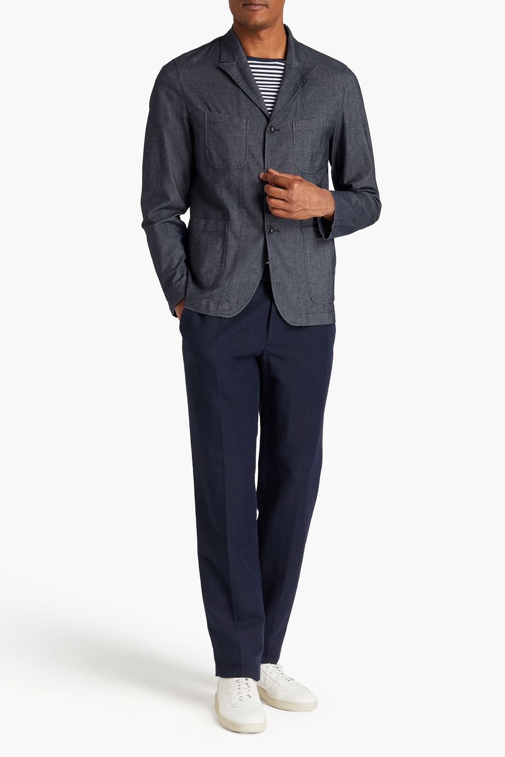 SLOWEAR Montedoro cotton-bend blazer