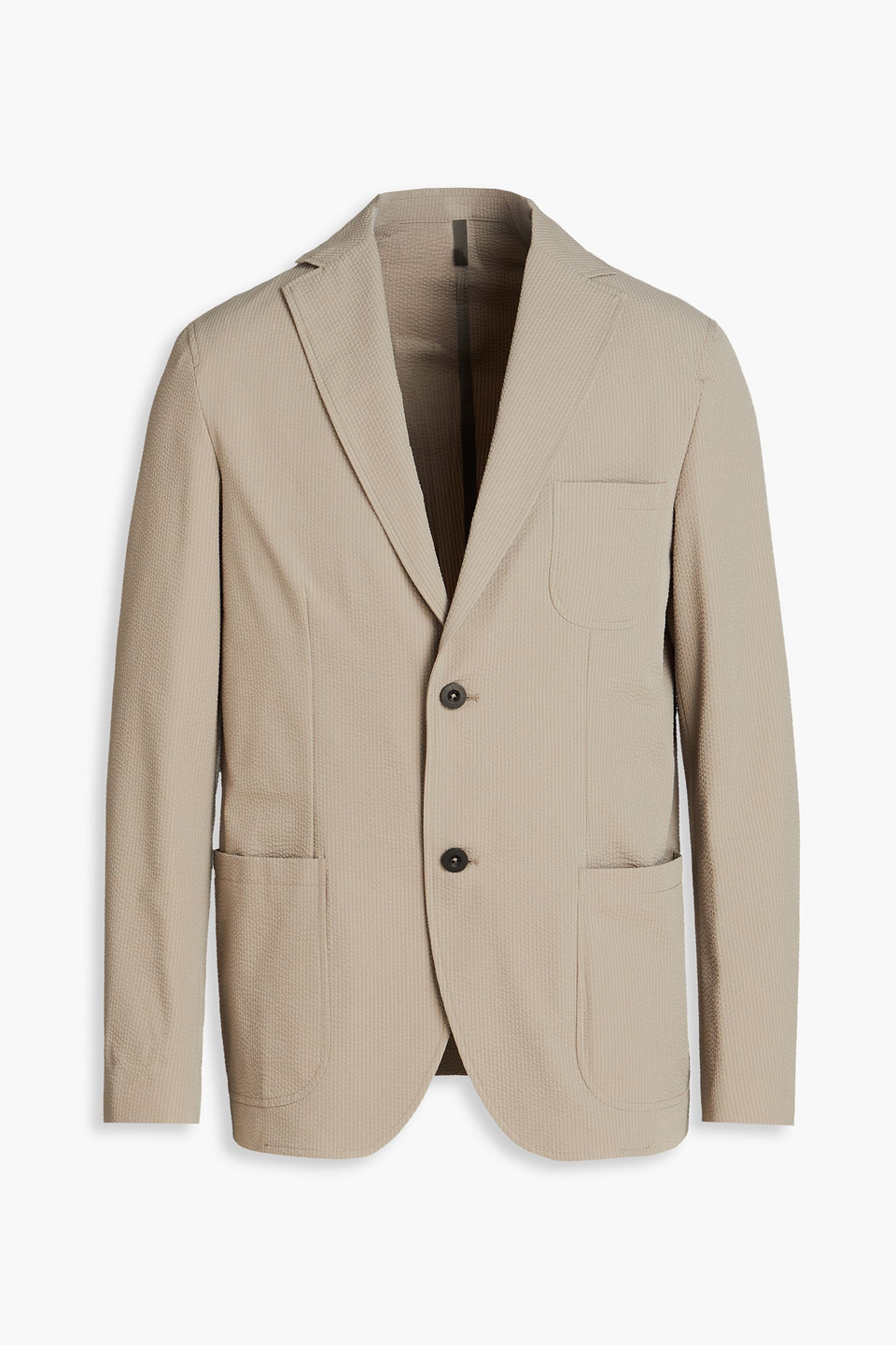Slowear Seersucker Blazer In Beige