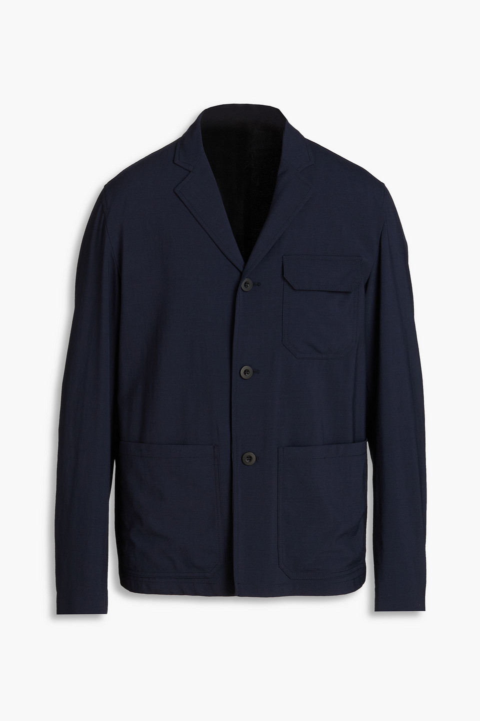 Slowear Wool-blend Blazer In Navy