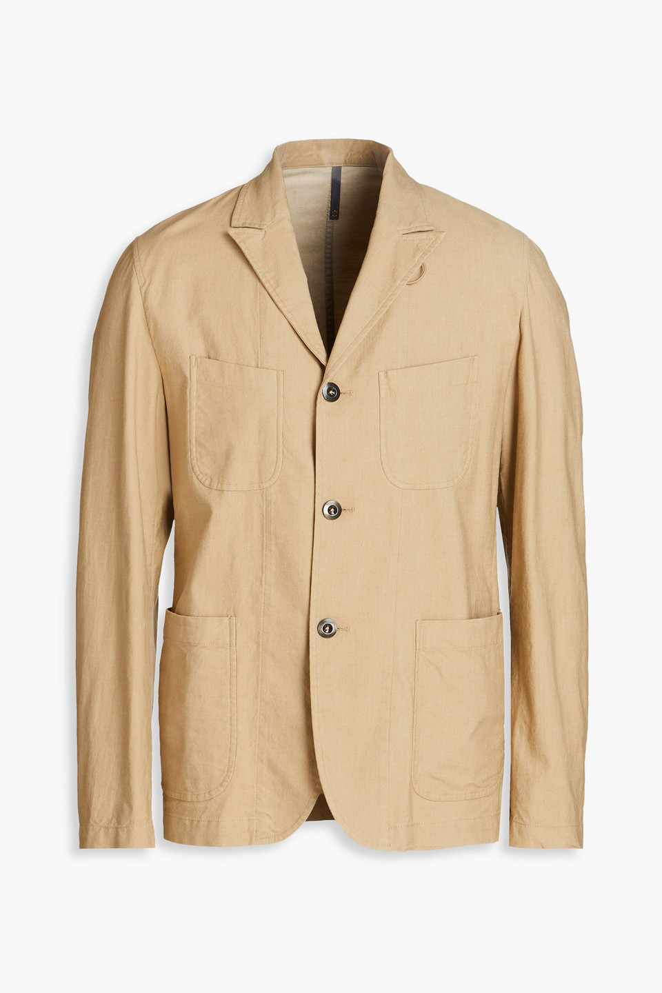 Slowear Montedoro Cotton-bend Blazer In Beige
