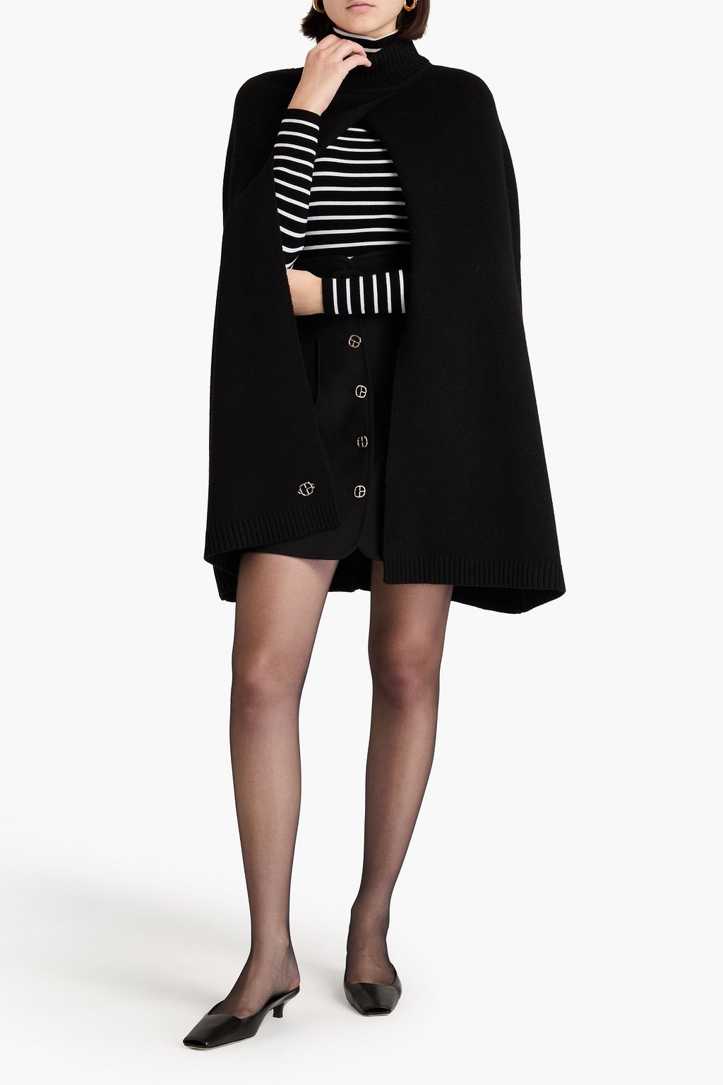 CLAUDIE PIERLOT كاب من نسيج محبوك