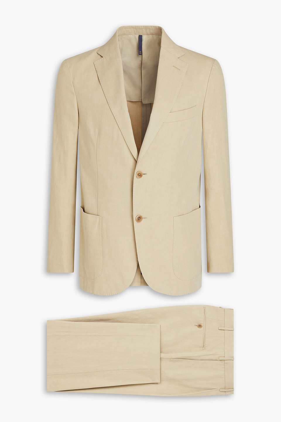 Montedoro slim-fit cotton suit