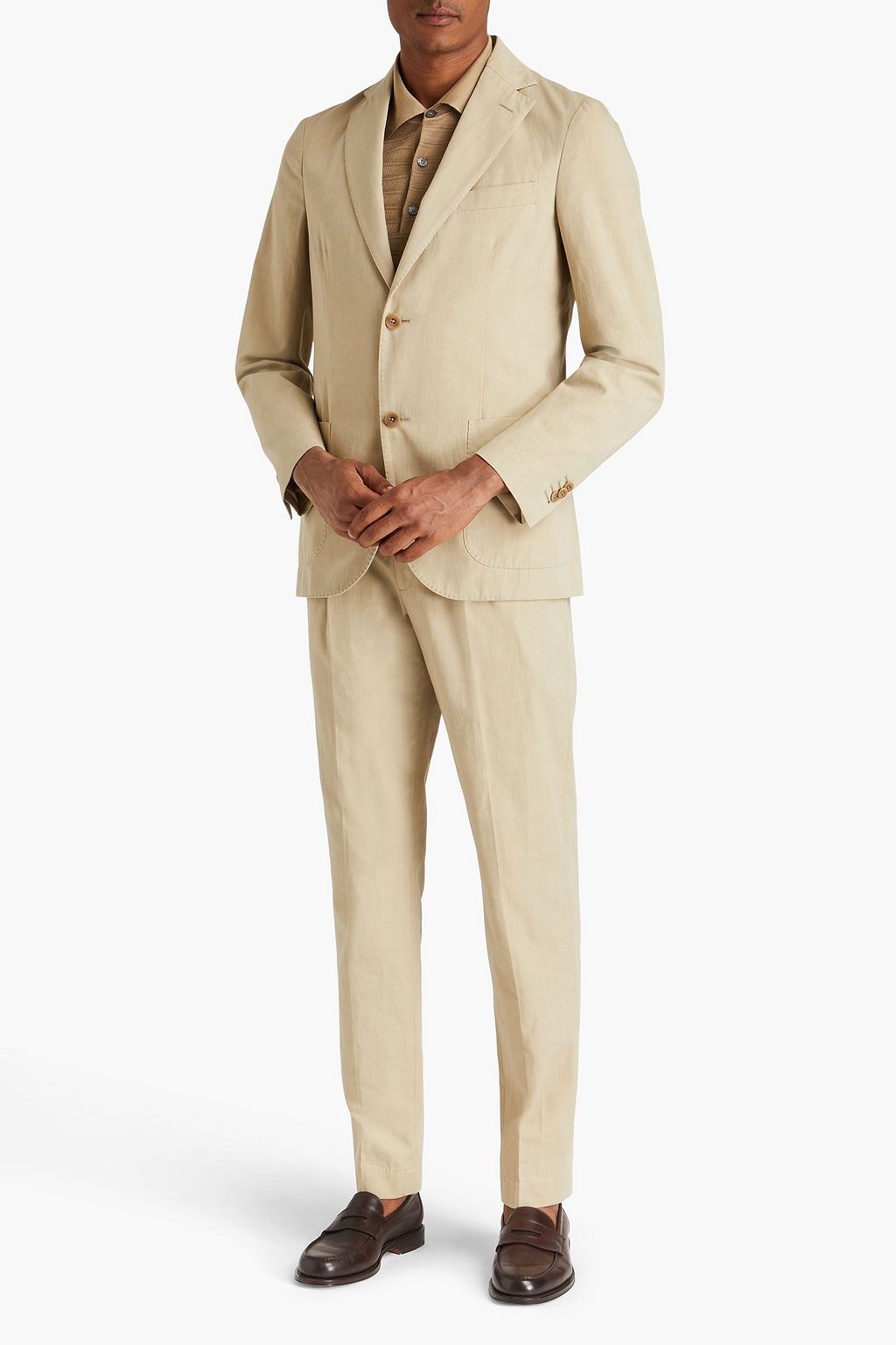 SLOWEAR Montedoro slim-fit cotton suit
