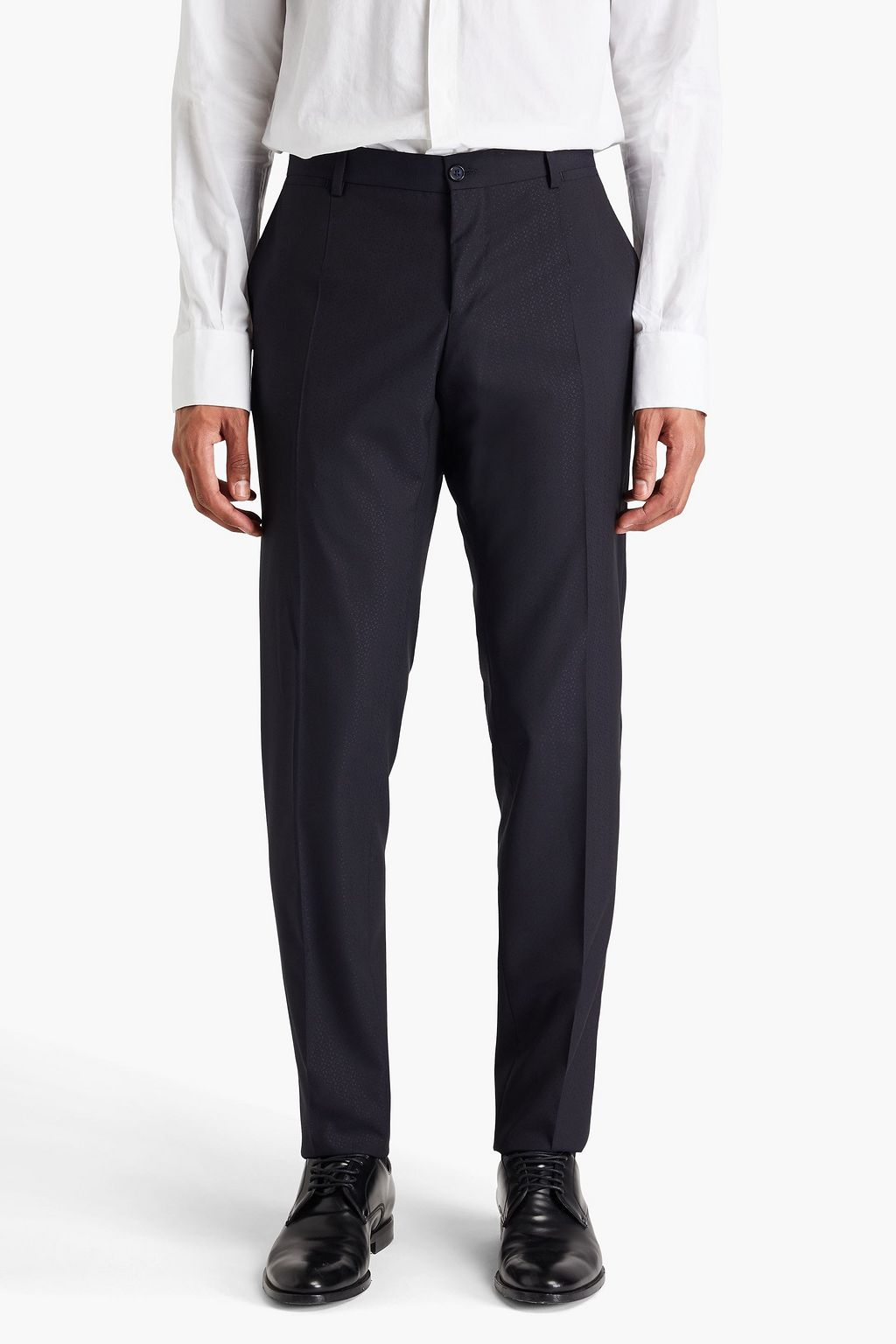 DOLCE&GABBANA Wool and silk-blend suit