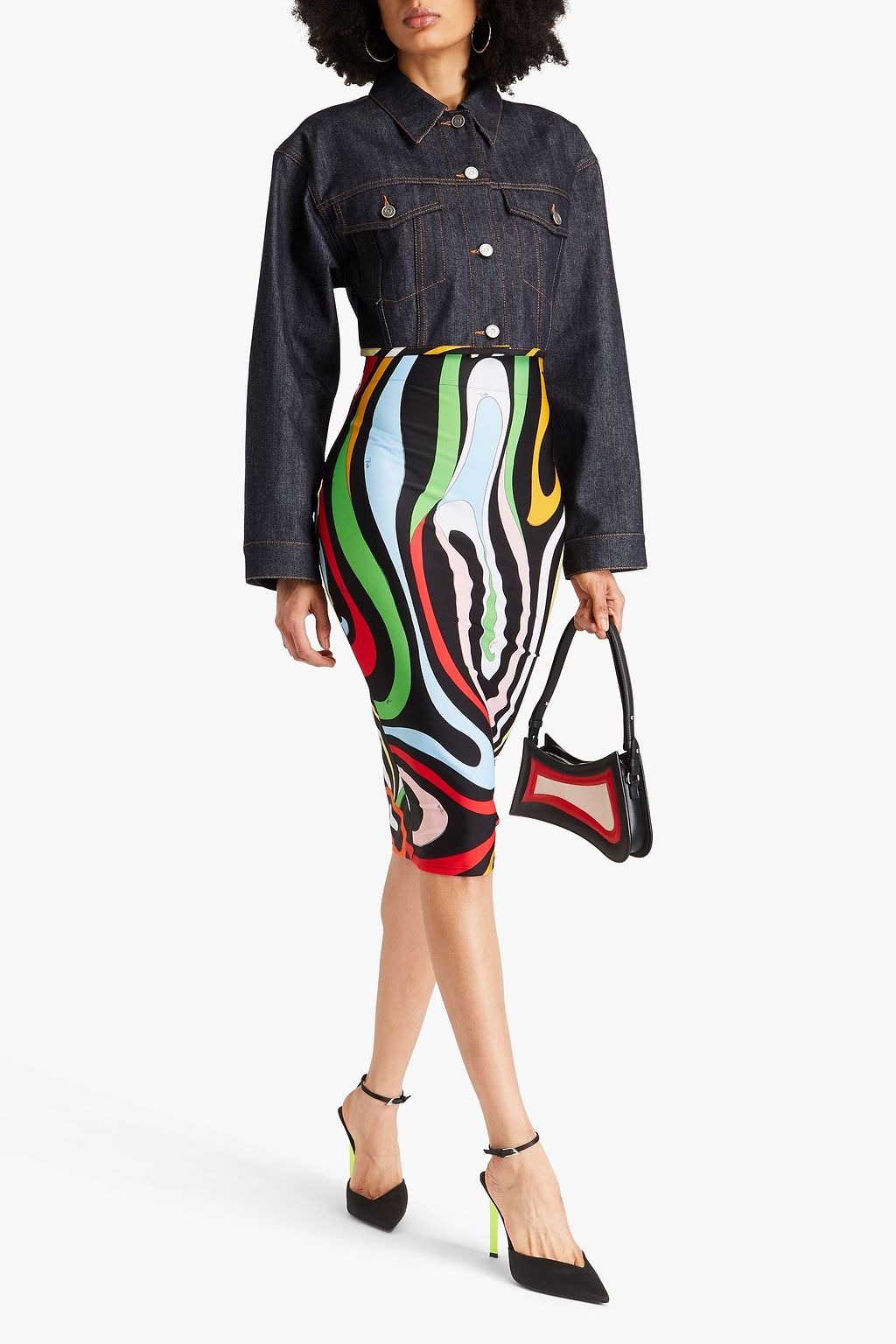 PUCCI デニム クロップドジャケット