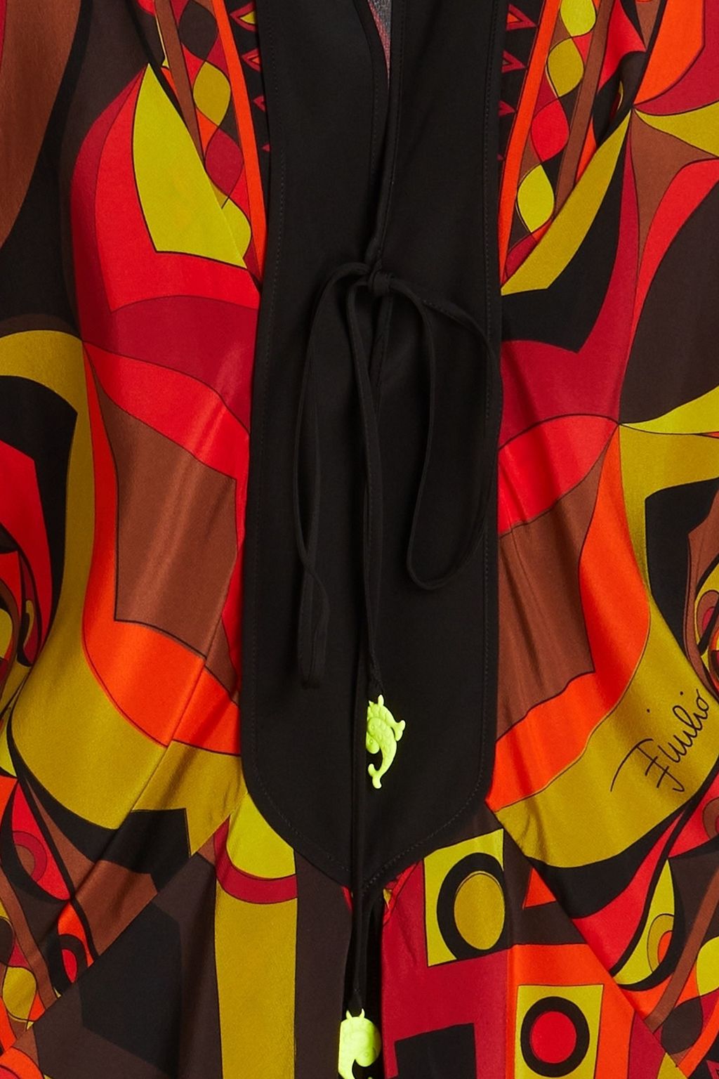 PUCCI Printed silk crepe de chine kaftan