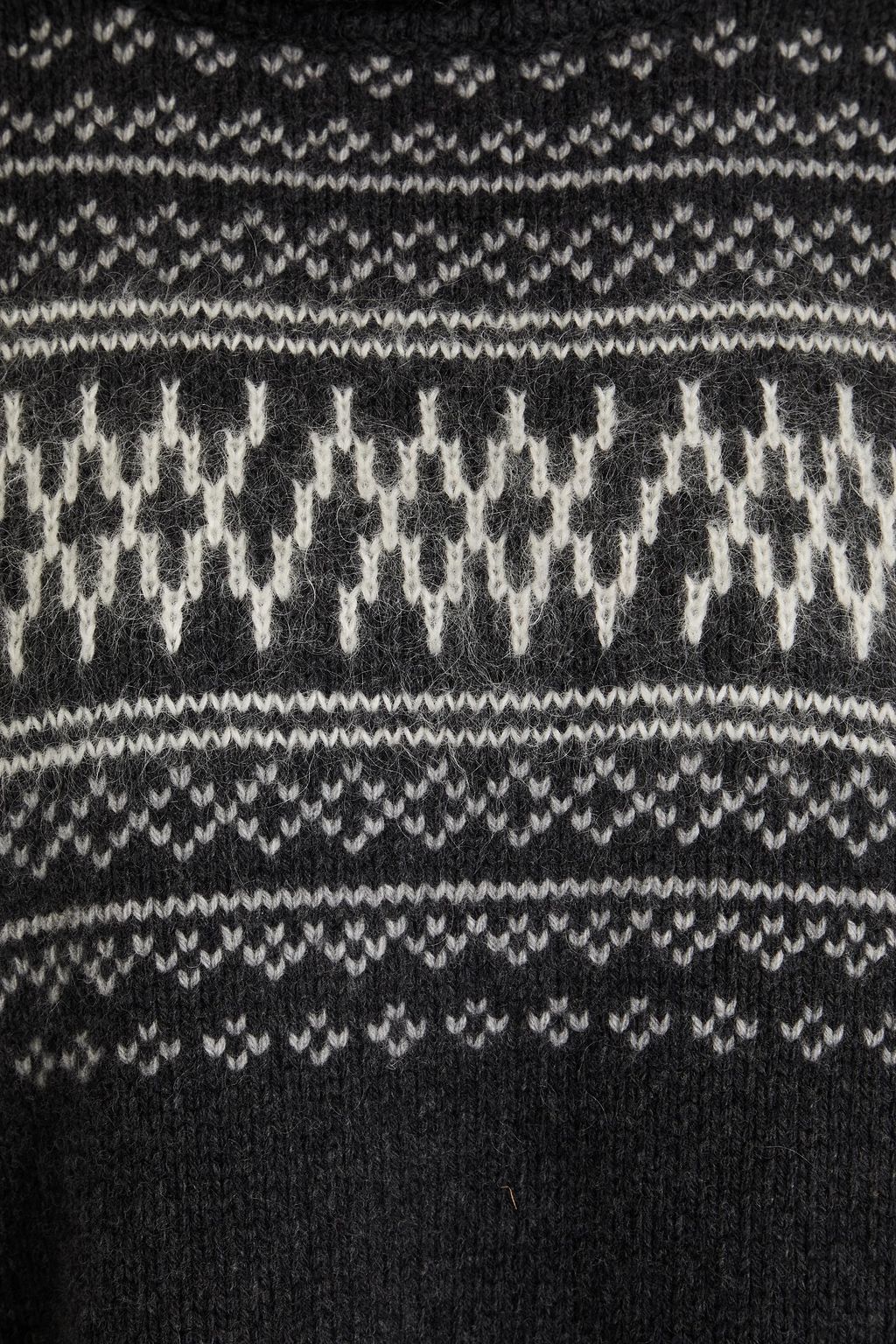 WE NORWEGIANS Fair Isle merino wool and cashmere-blend turtleneck sweater