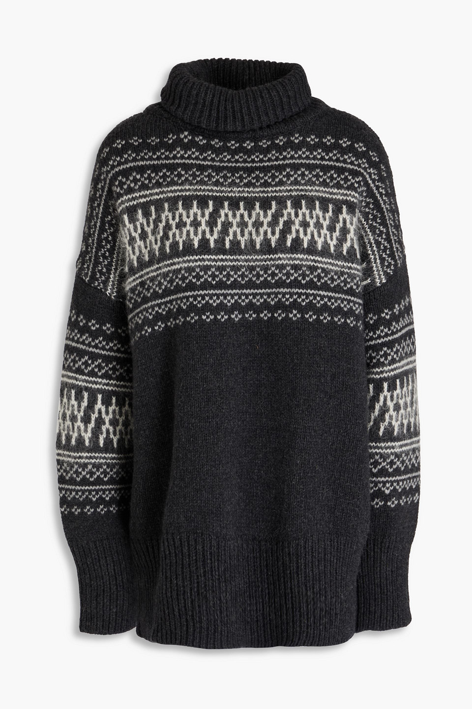 Setesdal oversized Fair Isle merino wool and cashmere-blend turtleneck sweater