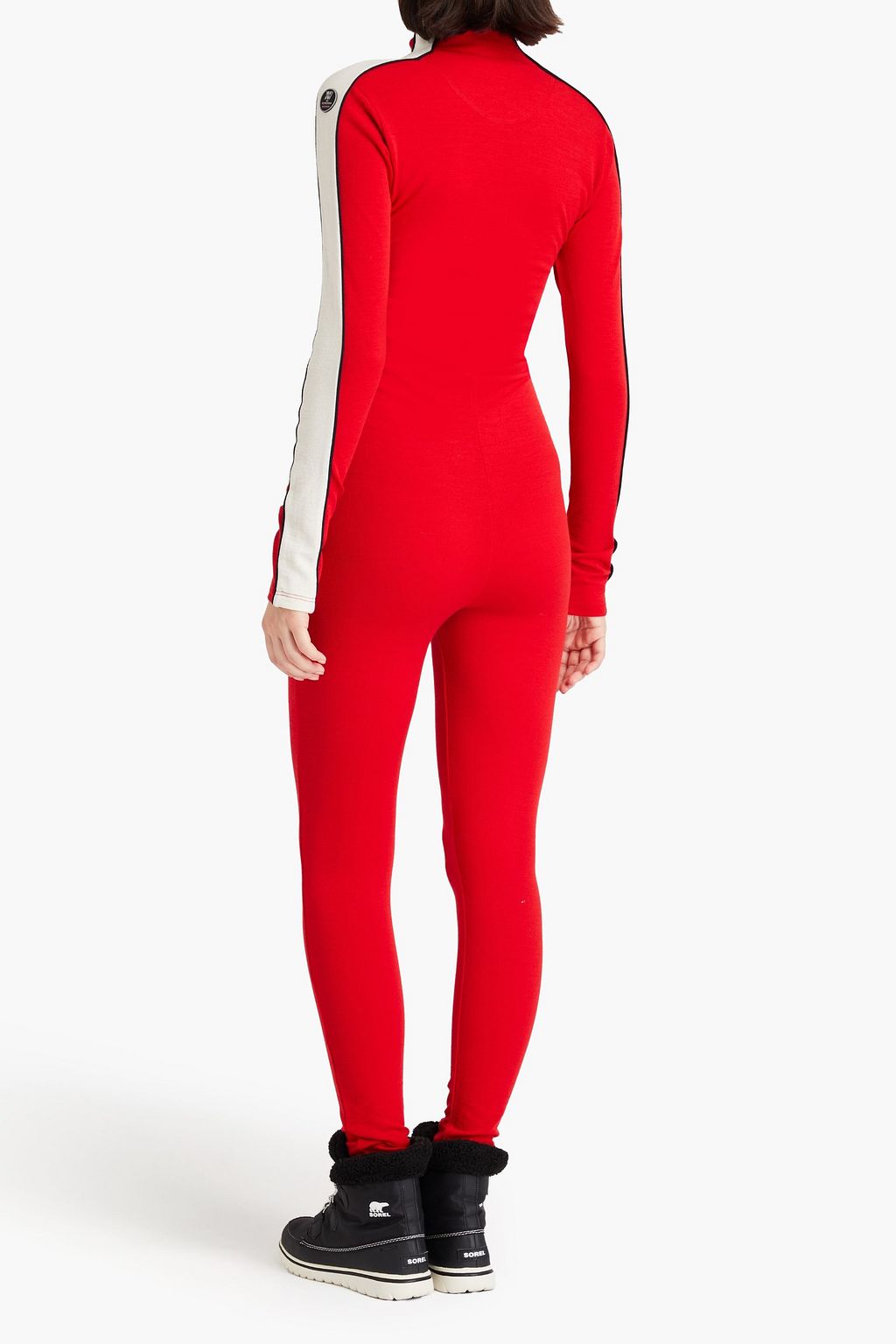 WE NORWEGIANS Merino wool-blend piqué jumpsuit