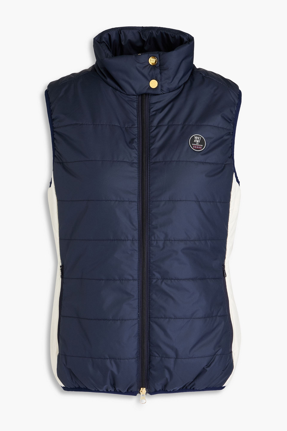 We Norwegians - Myrken quilted shell vest - Blue - S
