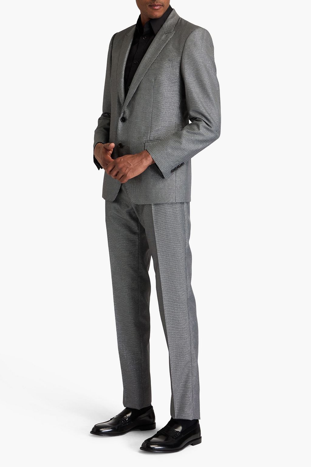 DOLCE&GABBANA Metallic jacquard suit