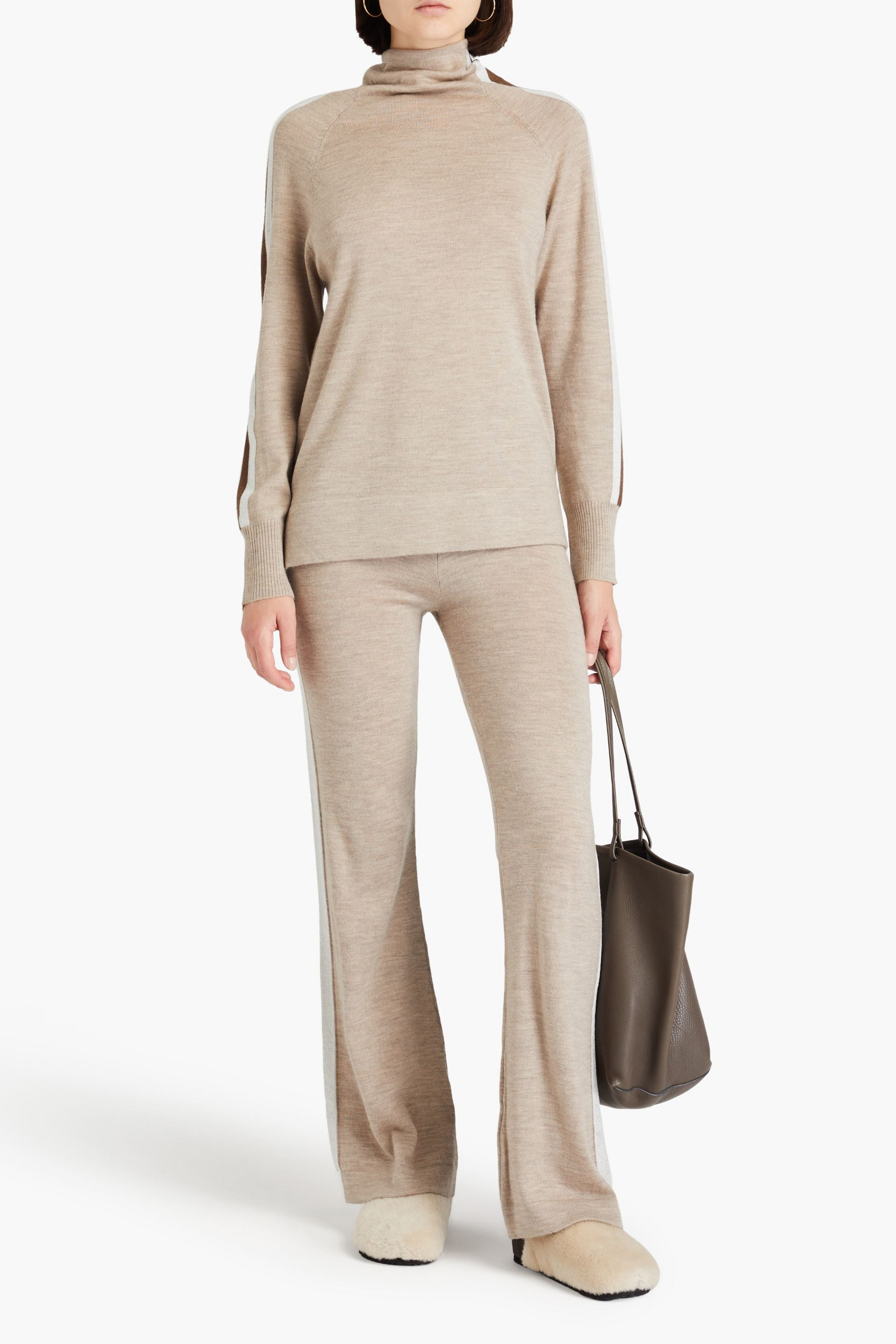 WE NORWEGIANS Geilo merino wool-blend track pants