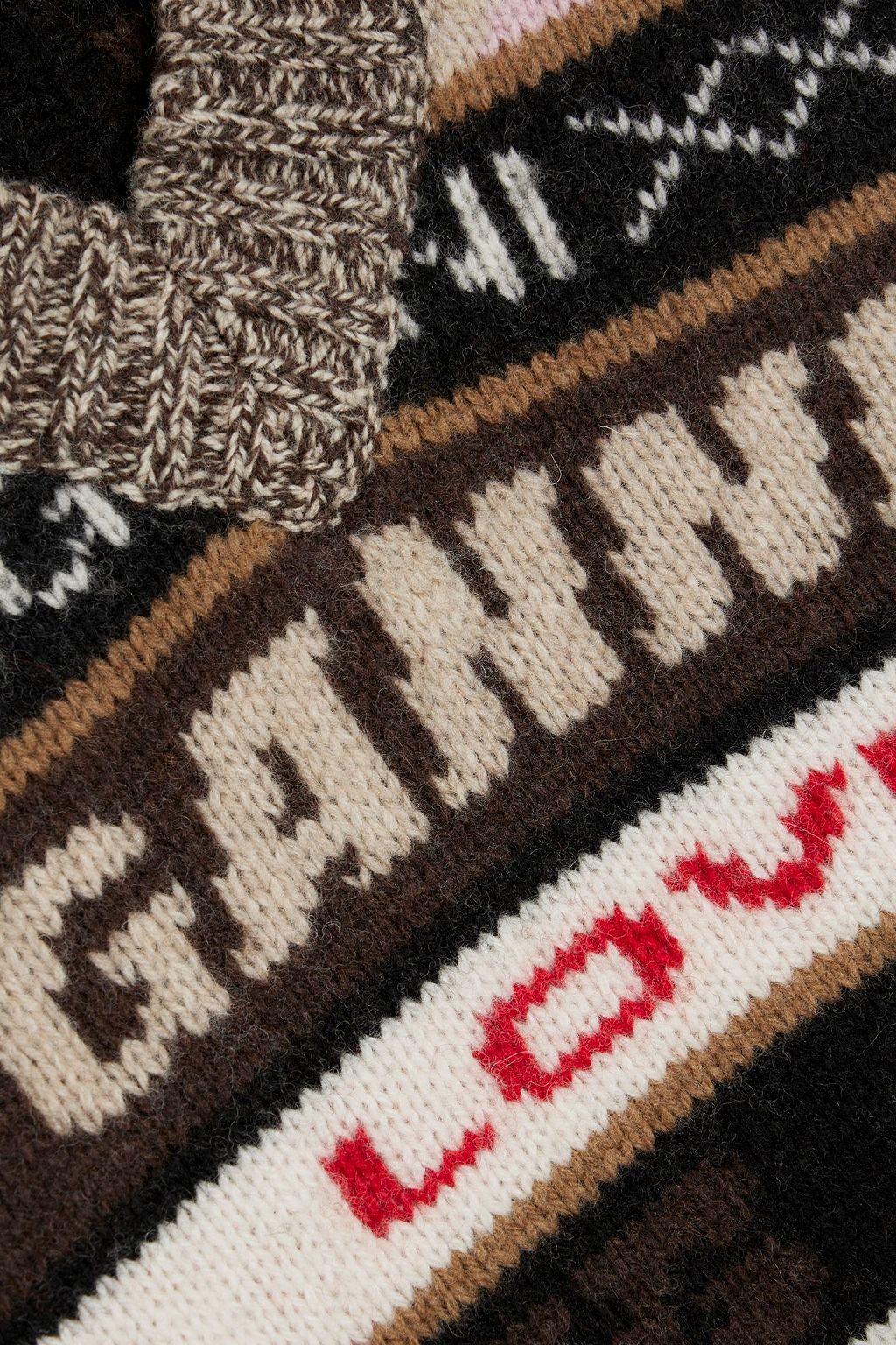 GANNI Jacquard-knit vest
