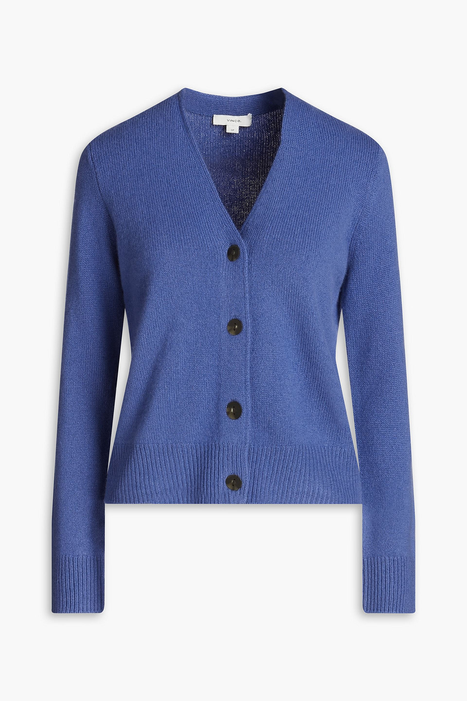 Vince Cashmere Cardigan In Blue