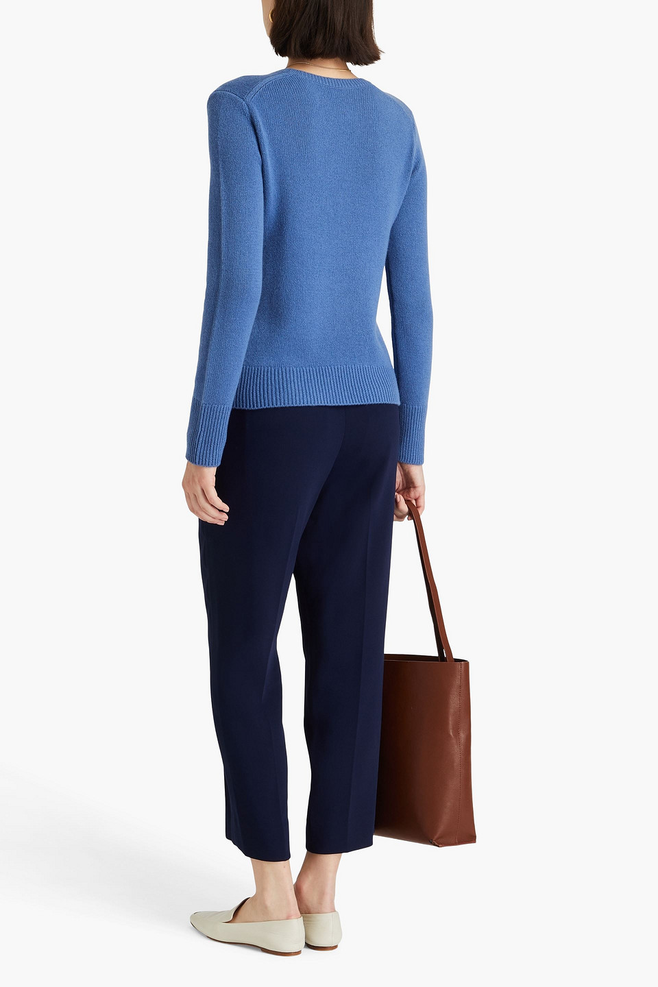 Vince Cashmere Sweater In Light Blue