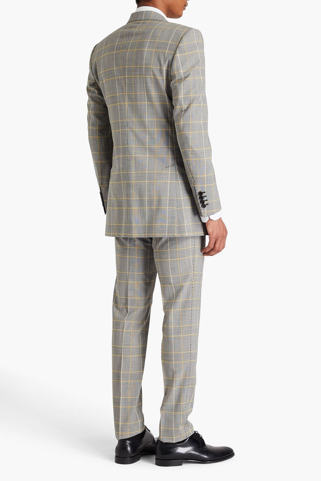 DOLCE&GABBANA Anzug aus einer Wollmischung mit Glencheck-Muster