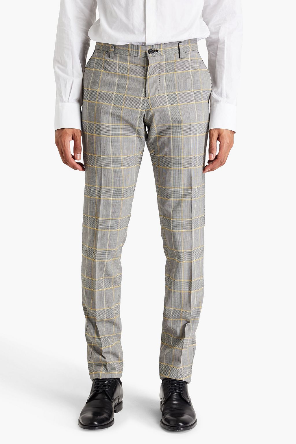 DOLCE&GABBANA Anzug aus einer Wollmischung mit Glencheck-Muster