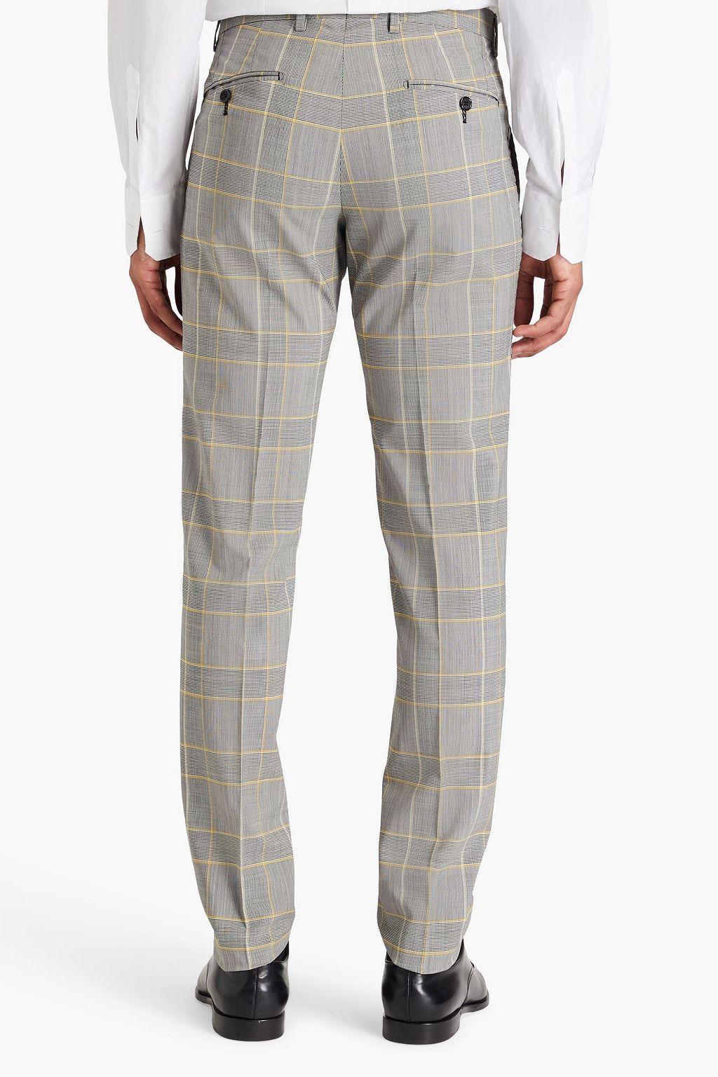 DOLCE&GABBANA Anzug aus einer Wollmischung mit Glencheck-Muster