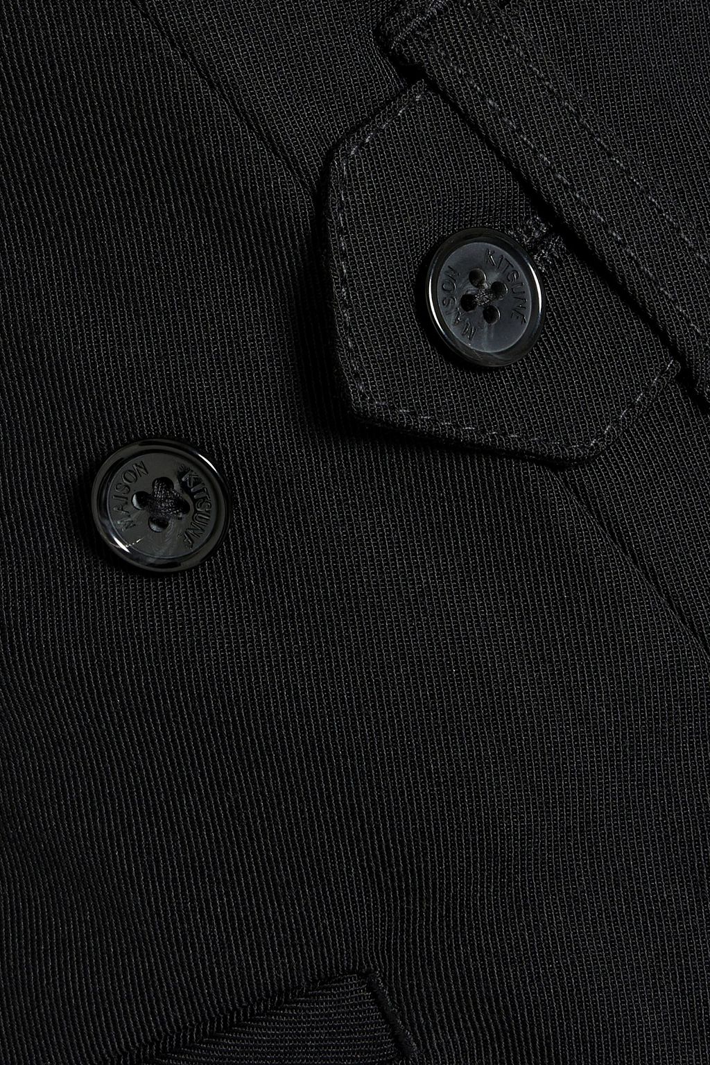 MAISON KITSUNÉ Pleated twill tapered pants
