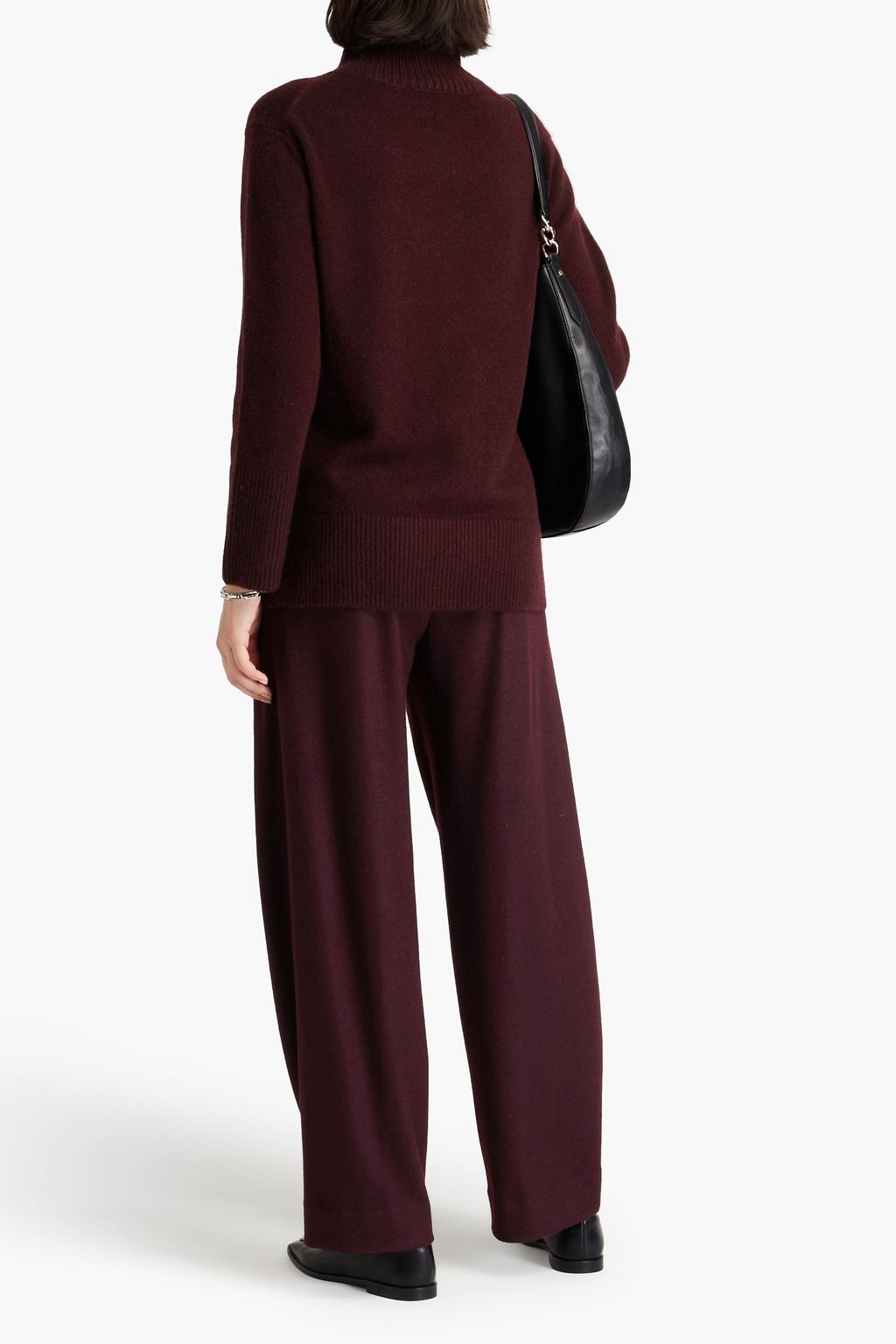 VINCE. Wool and cashmere-blend turtleneck sweater