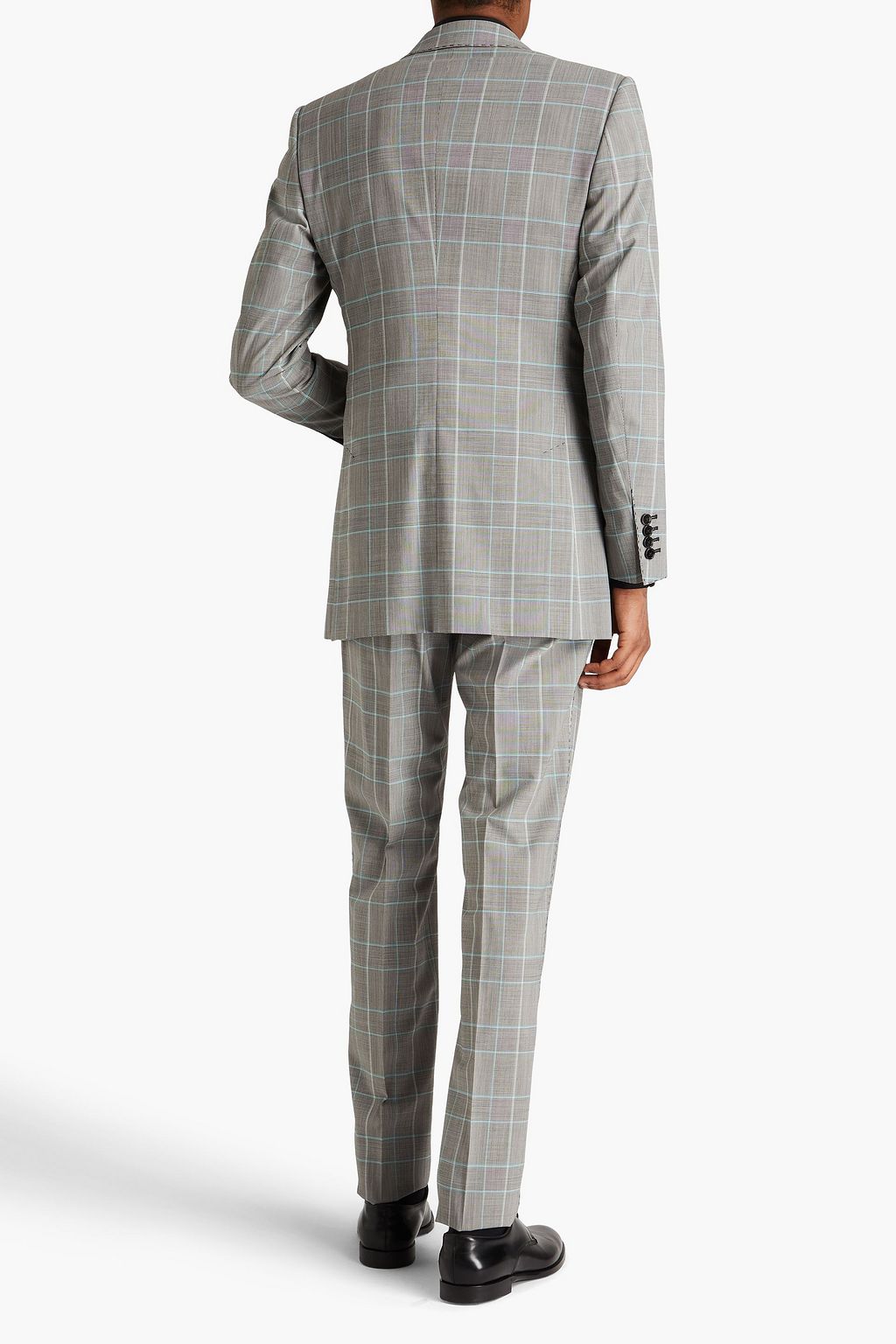 DOLCE&GABBANA Prince of Wales checked wool-blend suit