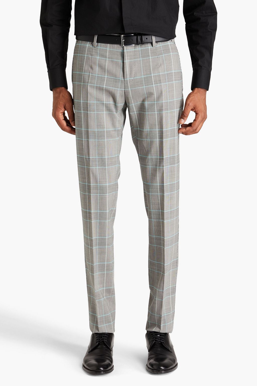 DOLCE&GABBANA Prince of Wales checked wool-blend suit