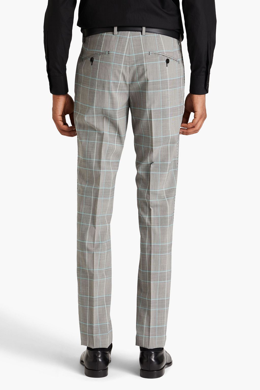 DOLCE&GABBANA Prince of Wales checked wool-blend suit
