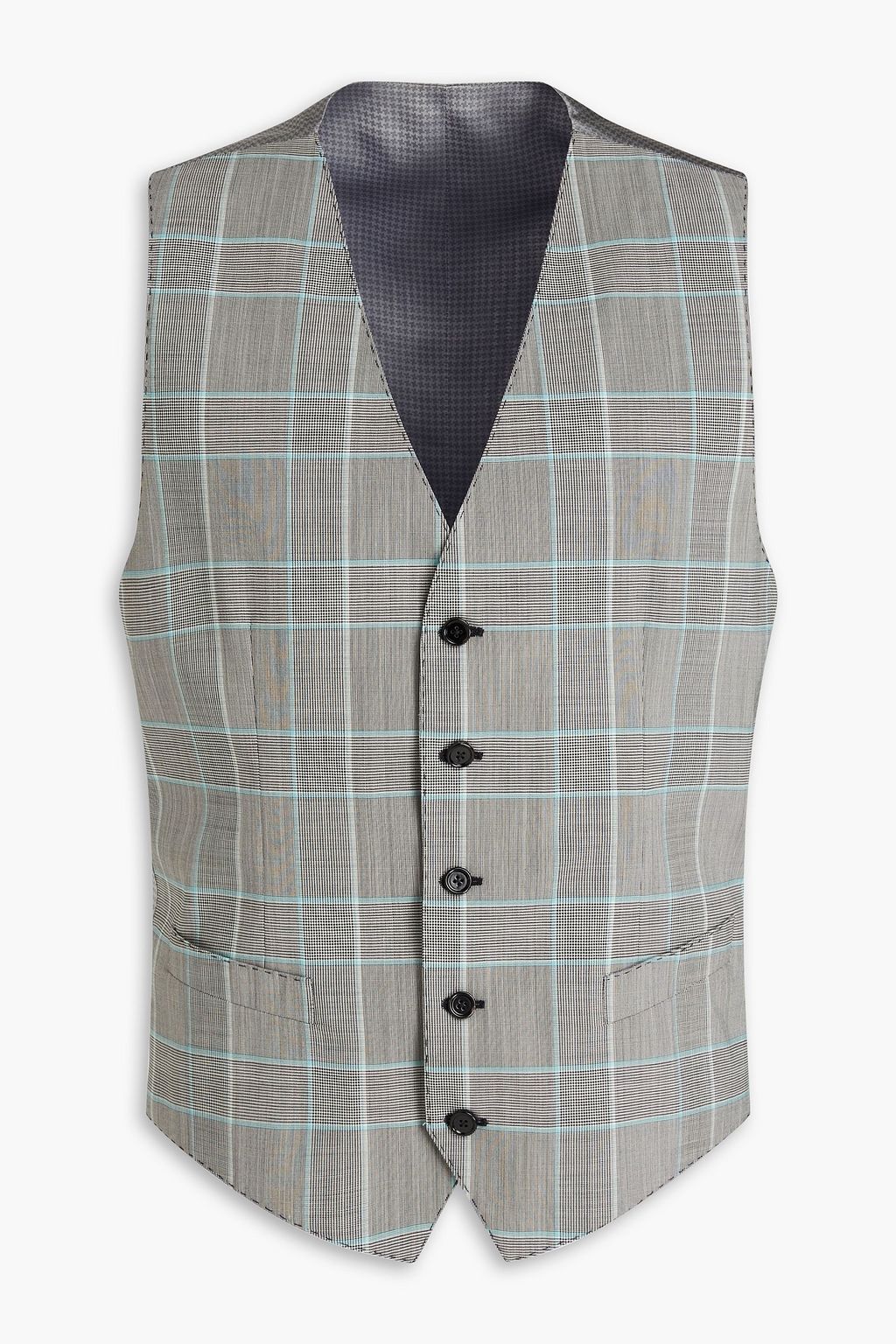DOLCE&GABBANA Prince of Wales checked wool-blend suit