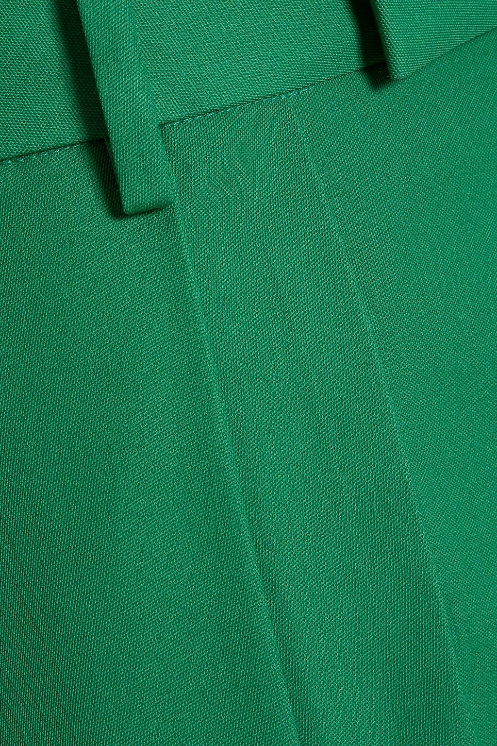 MAISON KITSUNÉ Pleated woven tapered pants