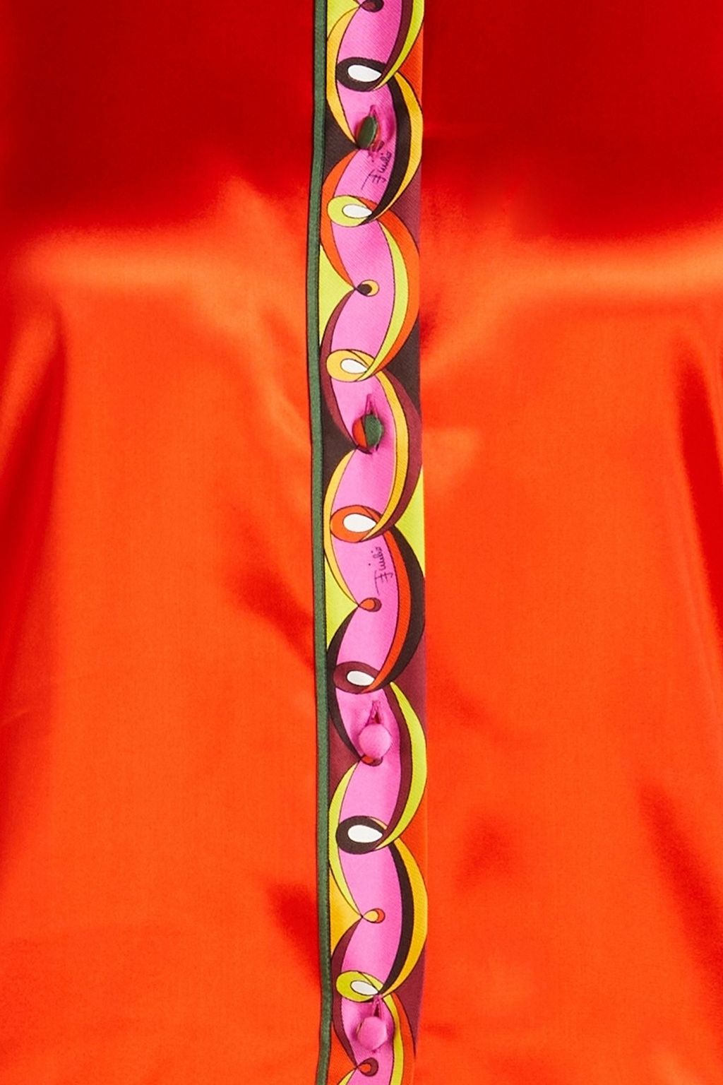 PUCCI Printed satin shirt