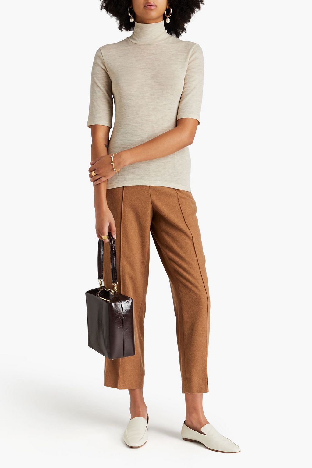VINCE. Wool turtleneck top