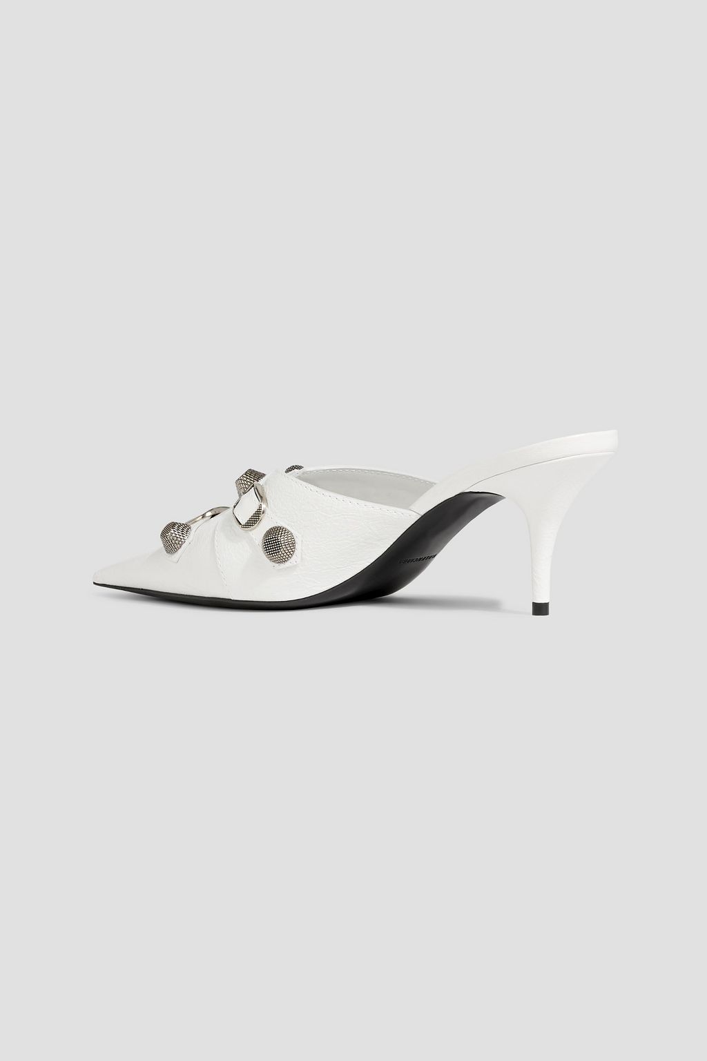 BALENCIAGA Embellished leather mules