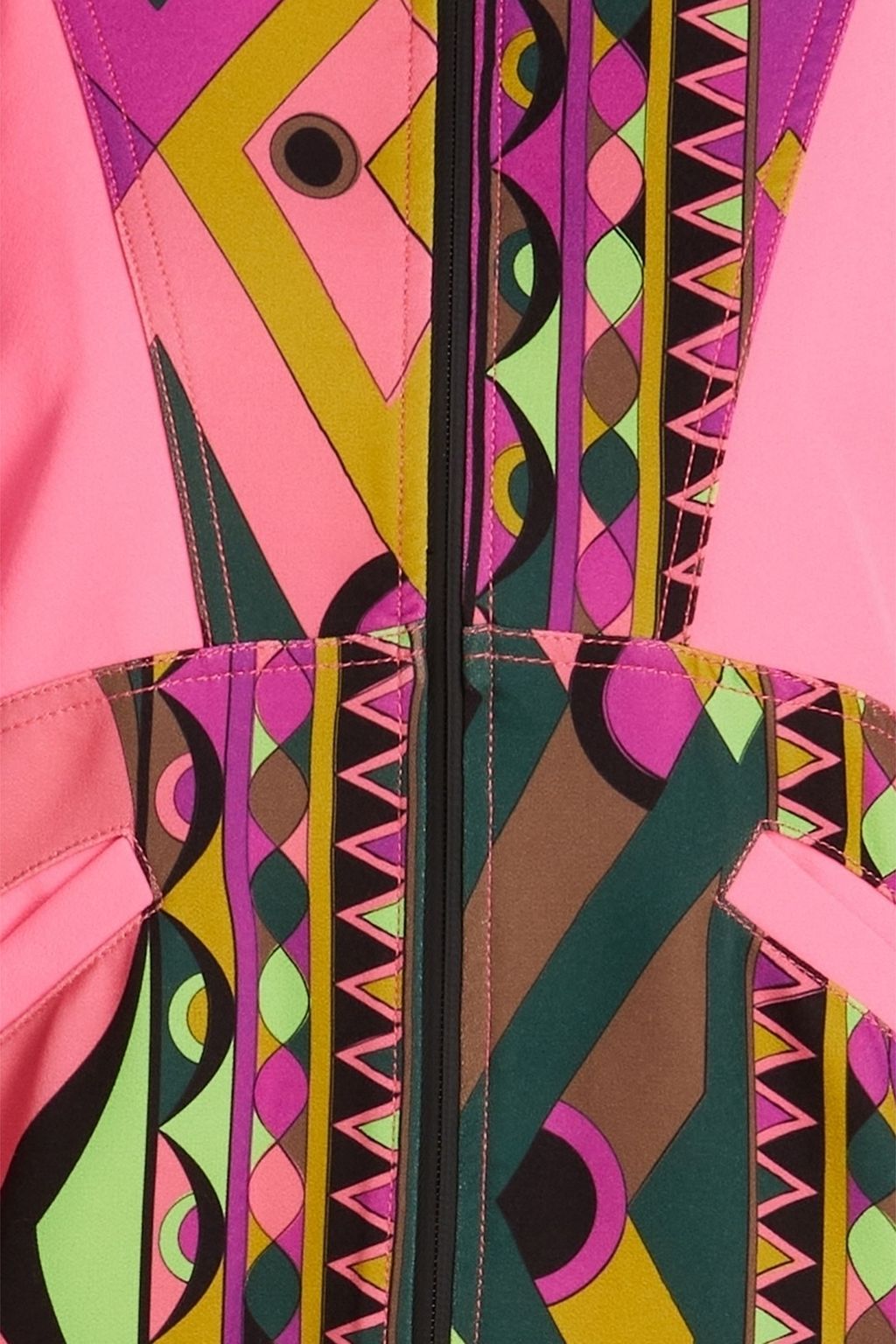 PUCCI جاكيت من الكريب مزين بطبعات
