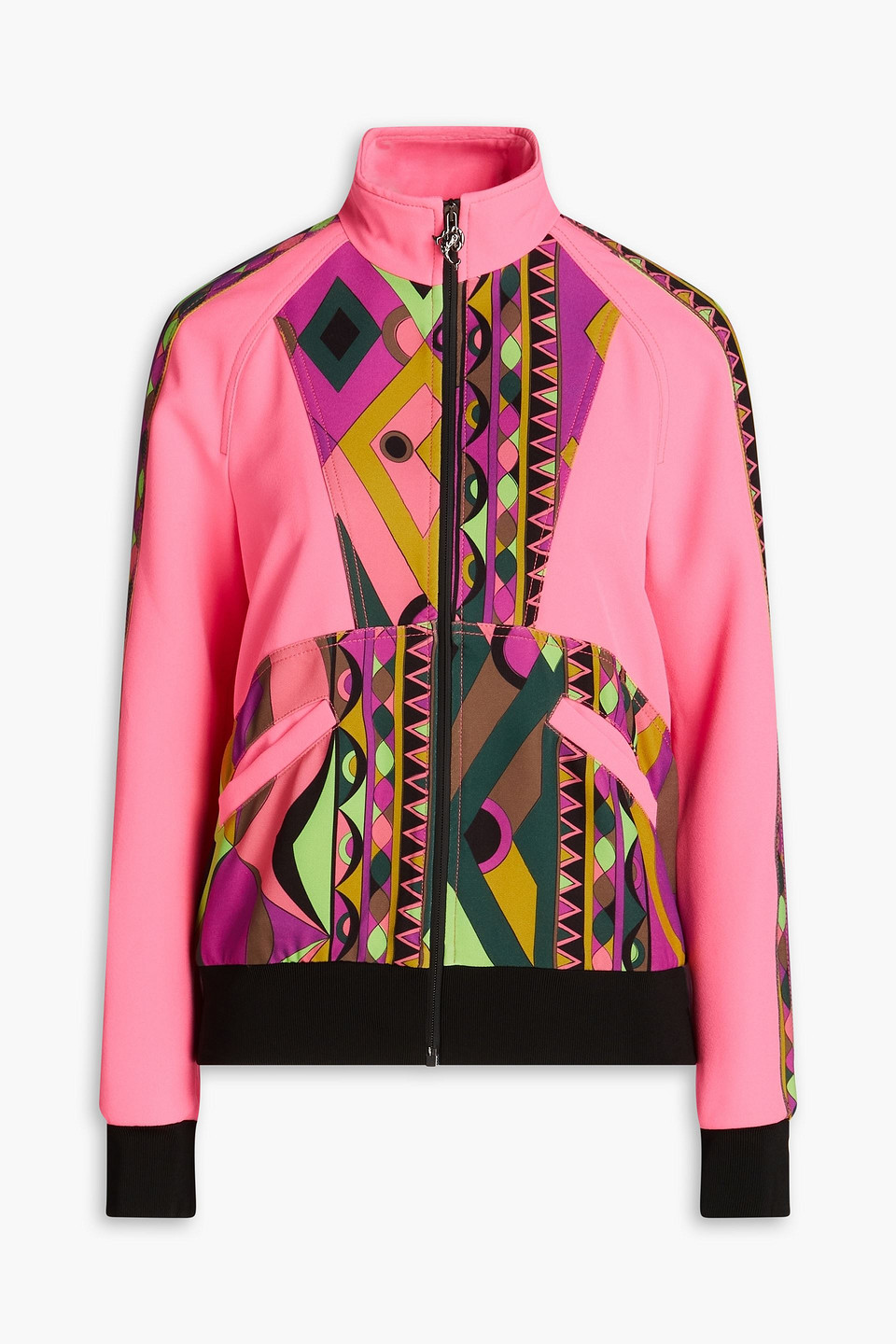 Pucci - Printed crepe sweatshirt - Pink - IT 38