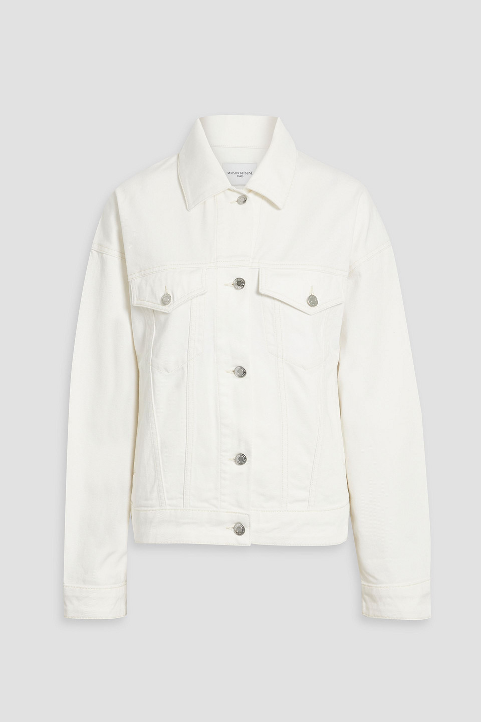 Maison Kitsuné Denim Jacket In White