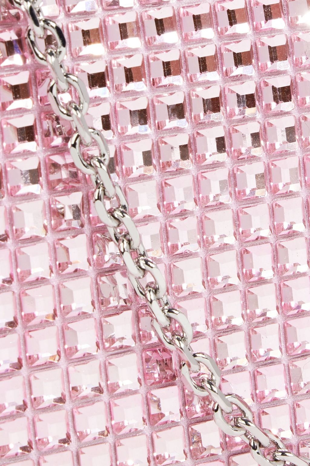 JUDITH LEIBER COUTURE Cricket Clutch aus Narbenleder mit Kristallverzierung