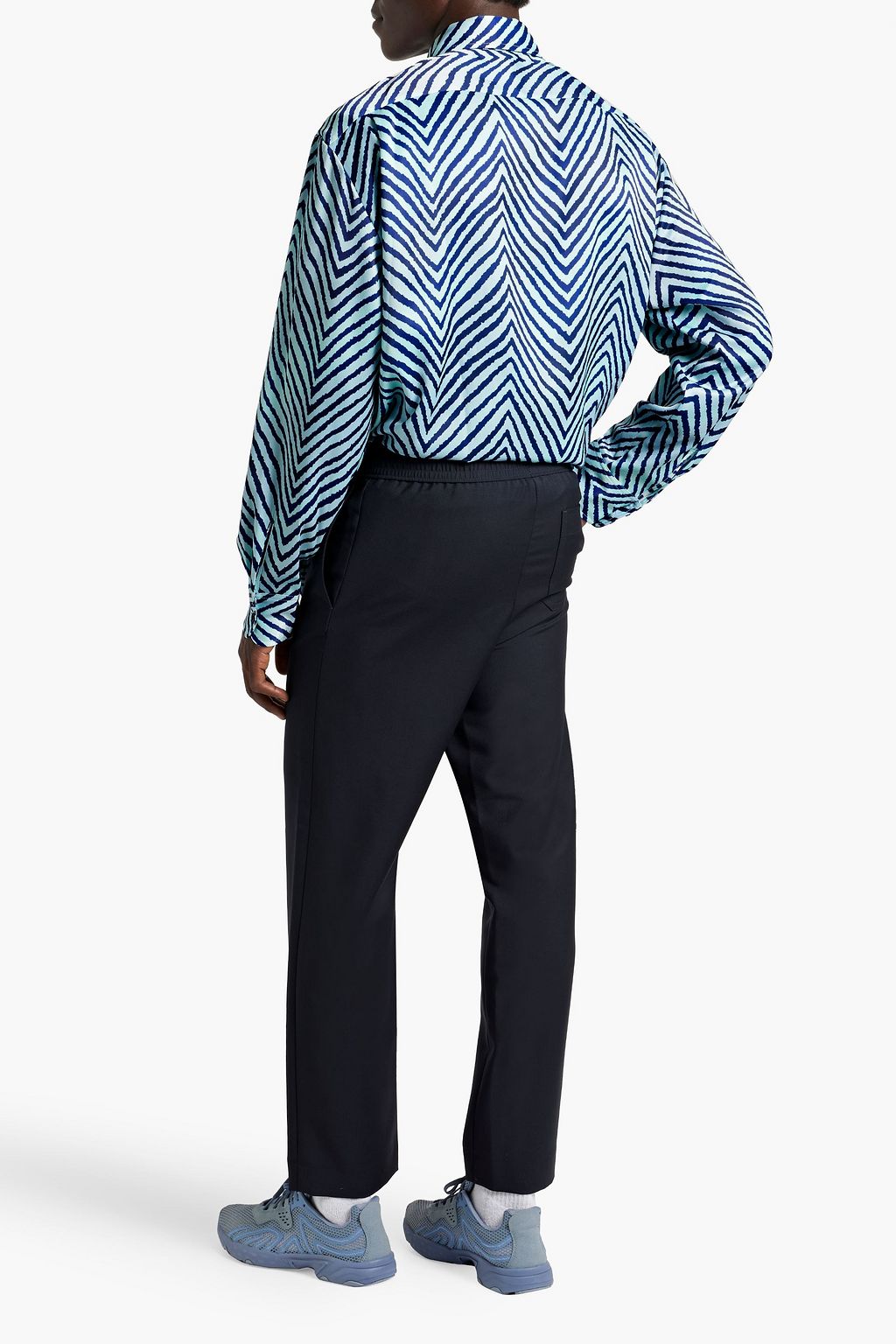 ACNE STUDIOS Wool and mohair-blend twill pants