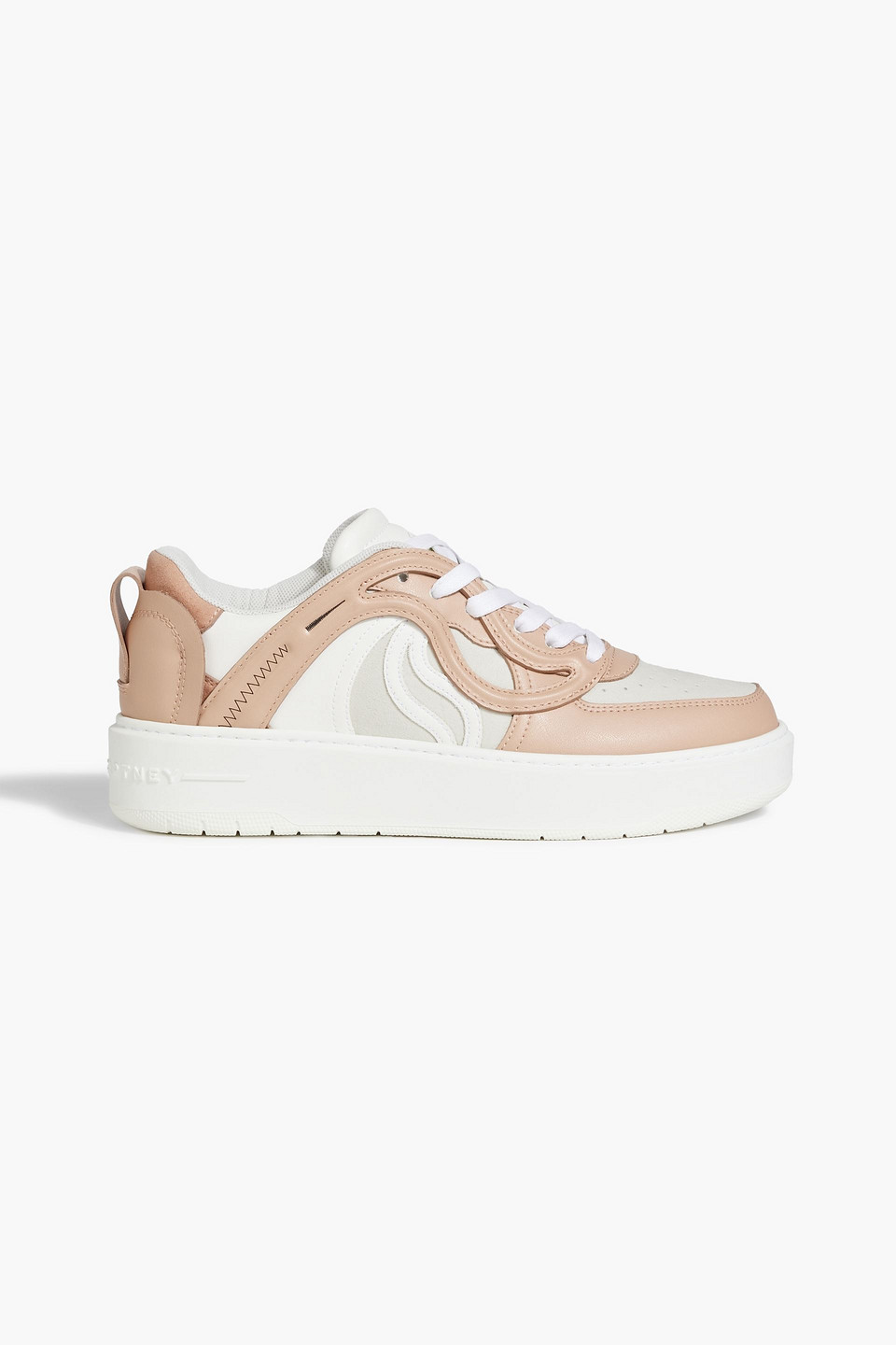 Stella Mccartney Stella Mc Cartney Multicolor Sporty Mat S Wave Sneakers In Blush