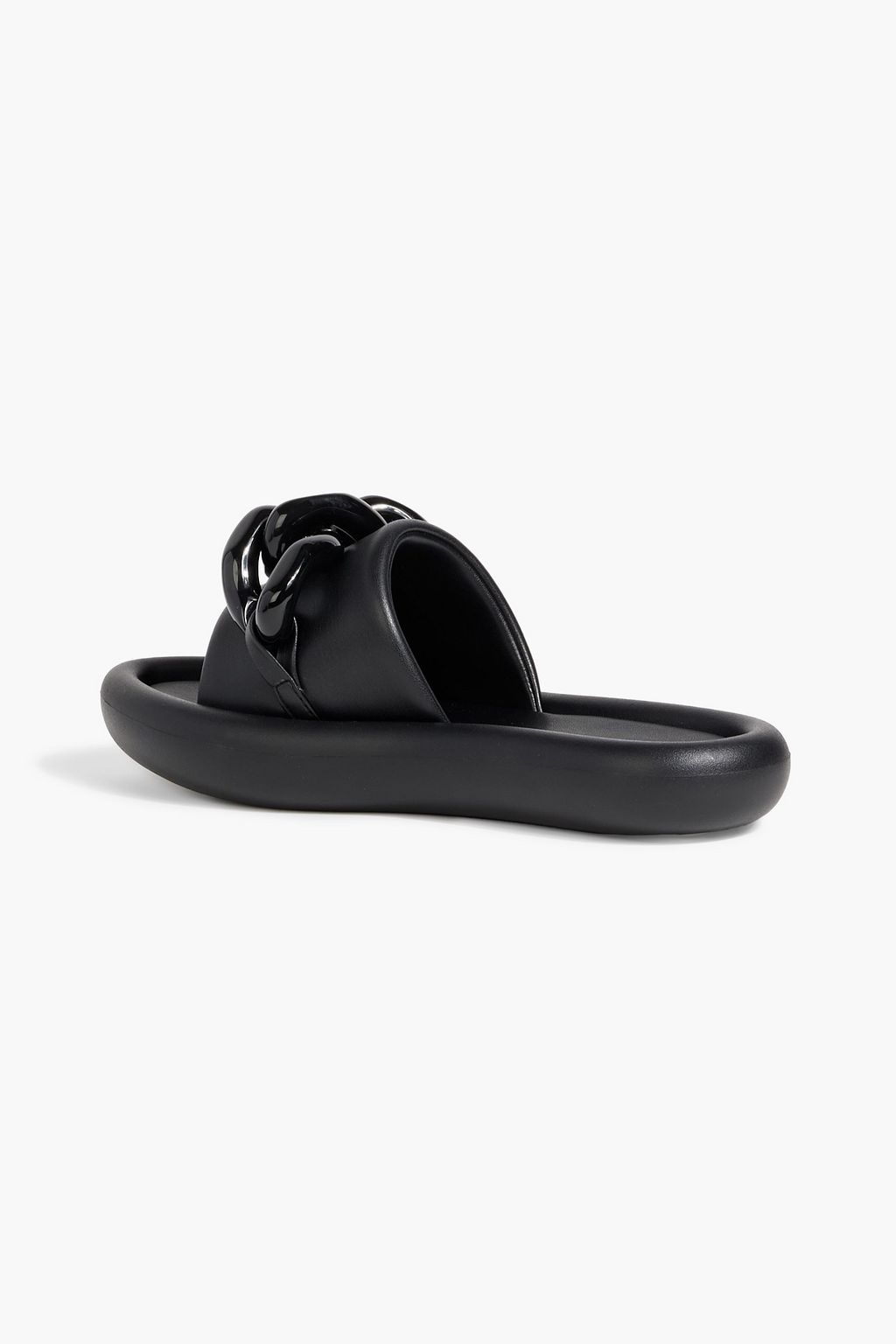STELLA MCCARTNEY Air chain-embellished faux leather slides