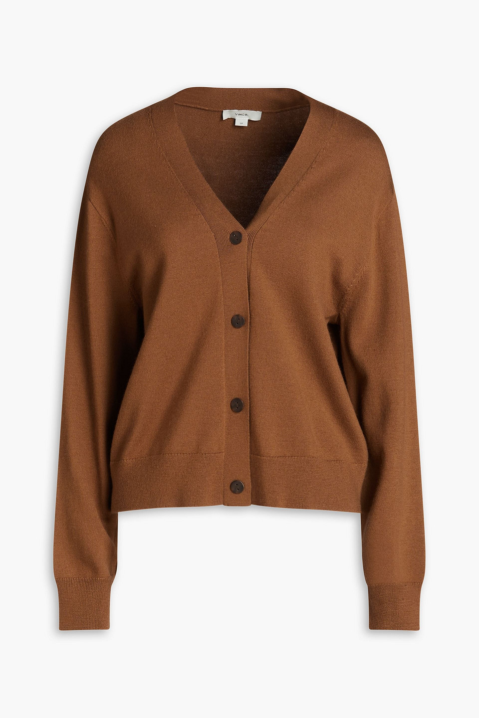 Vince. - Wool-blend cardigan - Brown - S