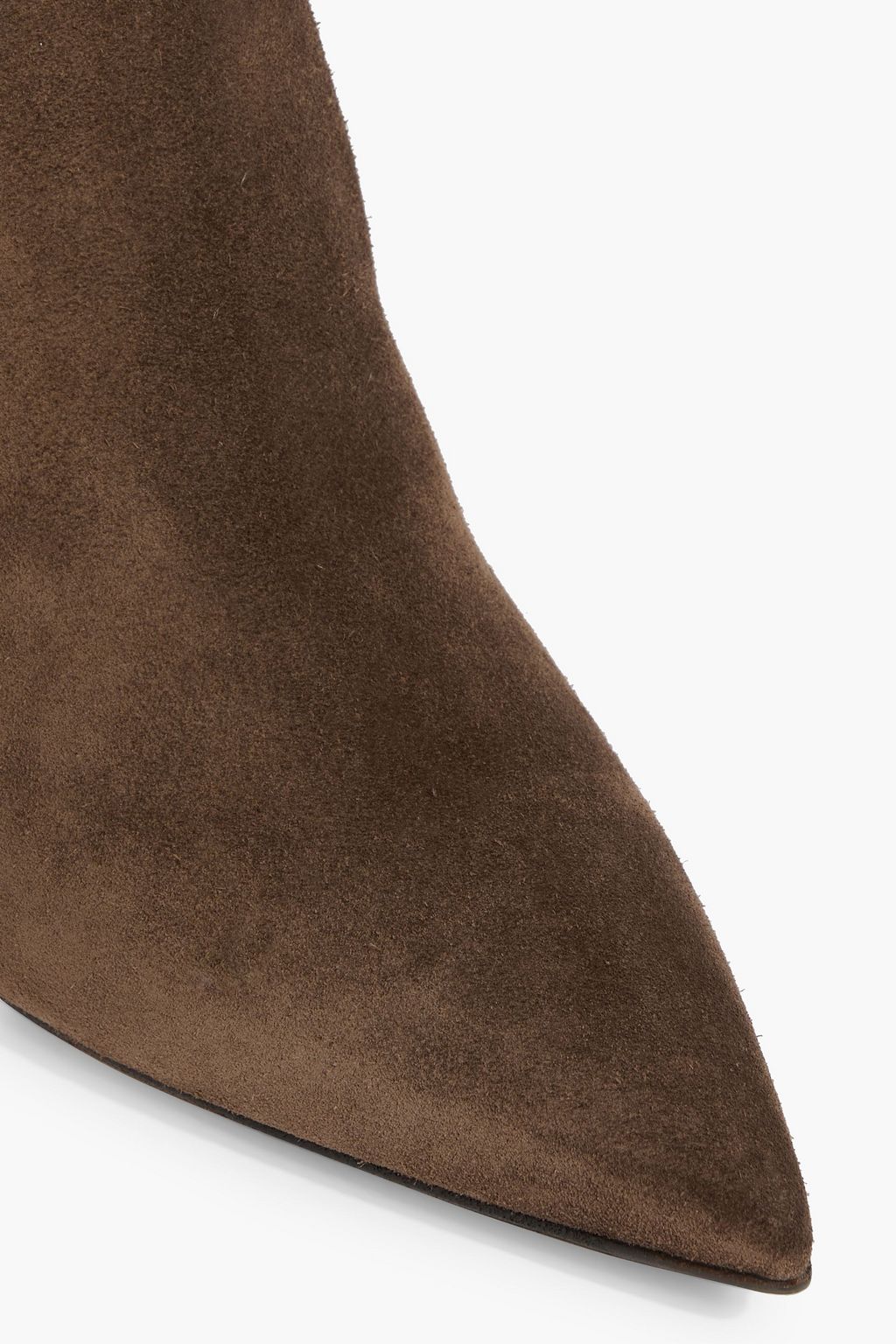 BRUNELLO CUCINELLI Bead-embellished suede ankle boots